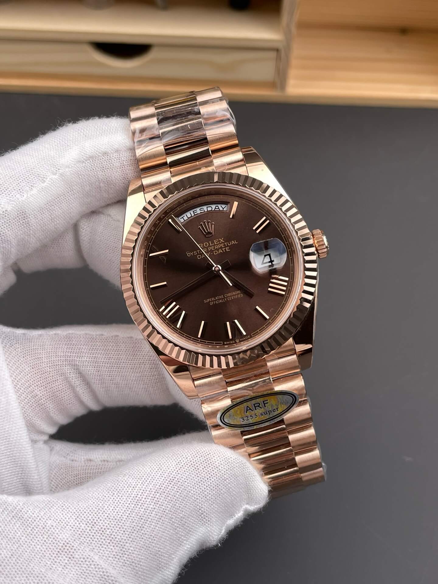Rolex Replica Day-Date Super Clone Watch 228235-0002 Rolex Replica Day-Date Super Clone Watch 228235-0002