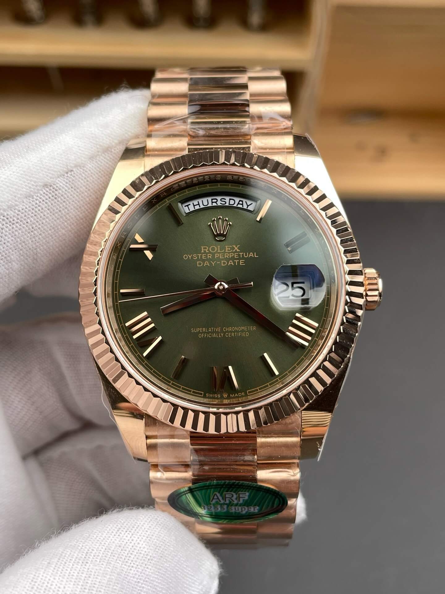 Rolex Replica Day-Date Super Clone Watch Gain Weight Version 228235-0025 Rolex Replica Day-Date Super Clone Watch Gain Weight Version 228235-0025