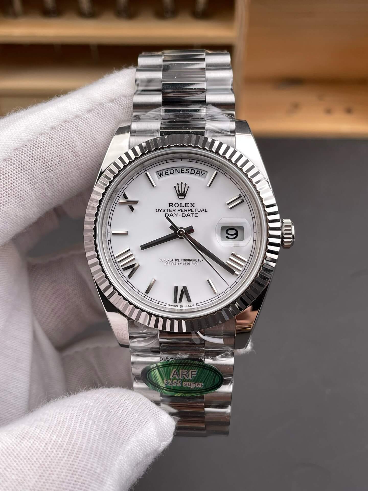 Rolex Replica Day-Date Super Clone Watch Gain Weight Version 228239-0046 Rolex Replica Day-Date Super Clone Watch Gain Weight Version 228239-0046