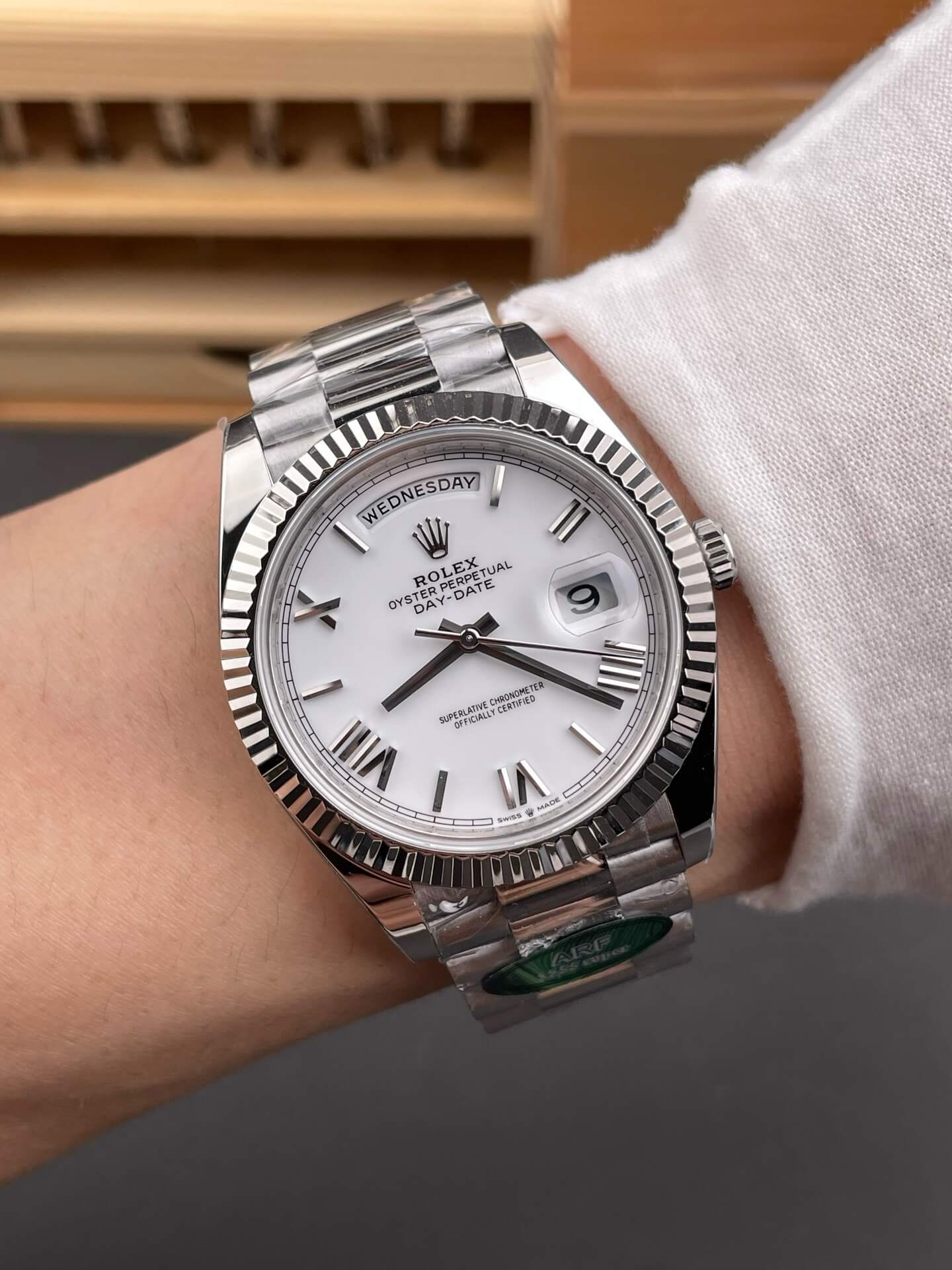 Rolex Replica Day-Date Super Clone Watch Gain Weight Version 228239-0046 Rolex Replica Day-Date Super Clone Watch Gain Weight Version 228239-0046