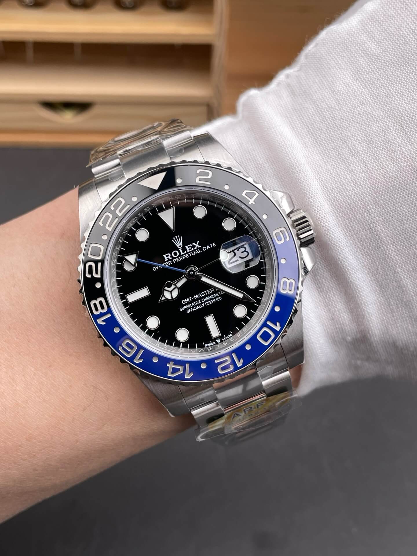 Rolex Replica GMT-Master II Super Clone Watch 126710BLNR-0003