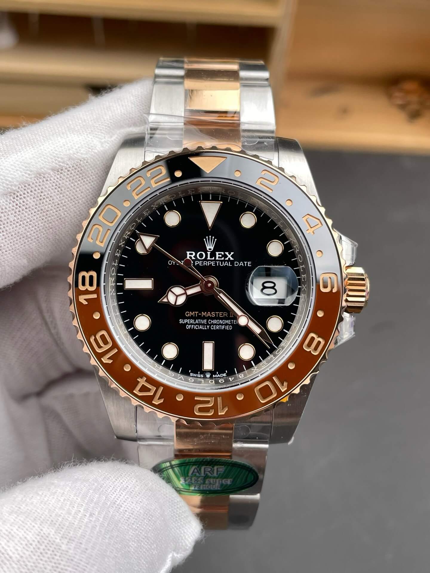 Rolex Replica GMT-Master II Super Clone Watch 126711CHNR-0002