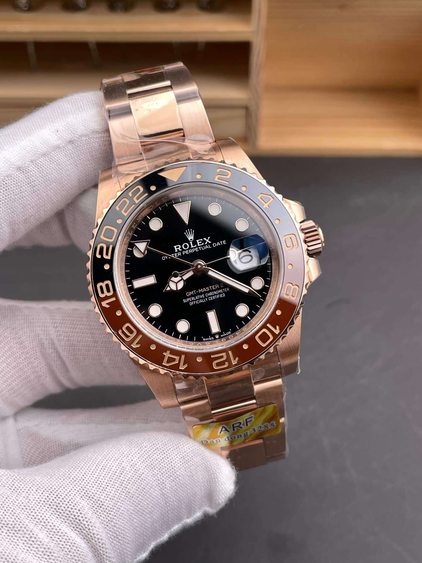 Rolex Replica GMT-Master II Super Clone Watch 126715CHNR-0001