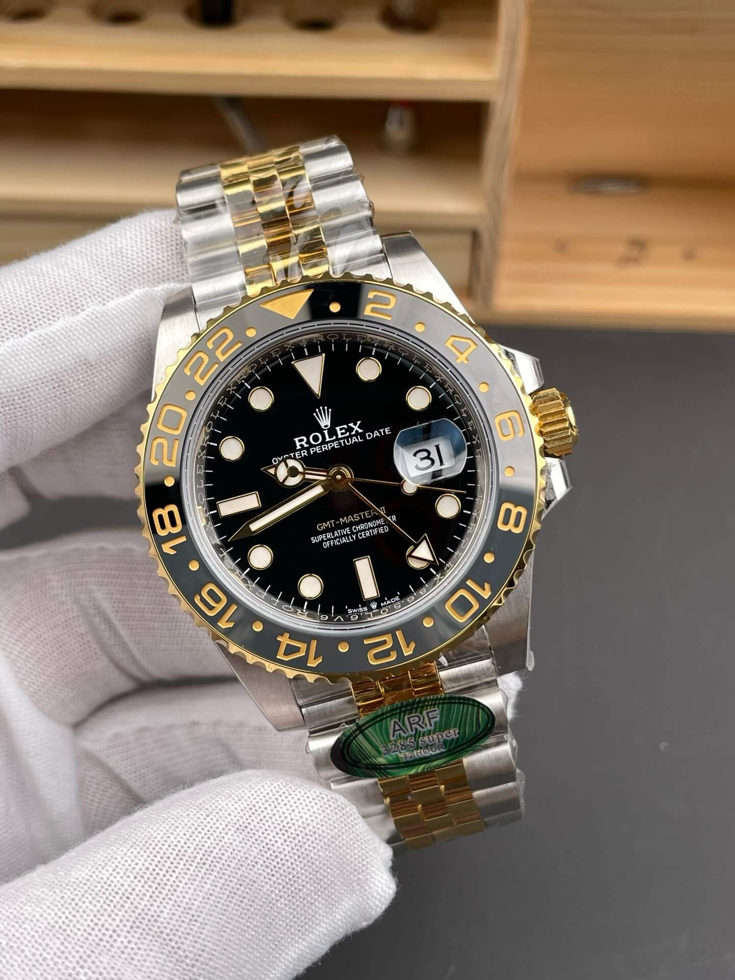 Rolex Replica GMT-Master II Super Clone Watch Gain Weight Version 126713GRNR-0001 Rolex Replica GMT-Master II Super Clone Watch Gain Weight Version 126713GRNR-0001