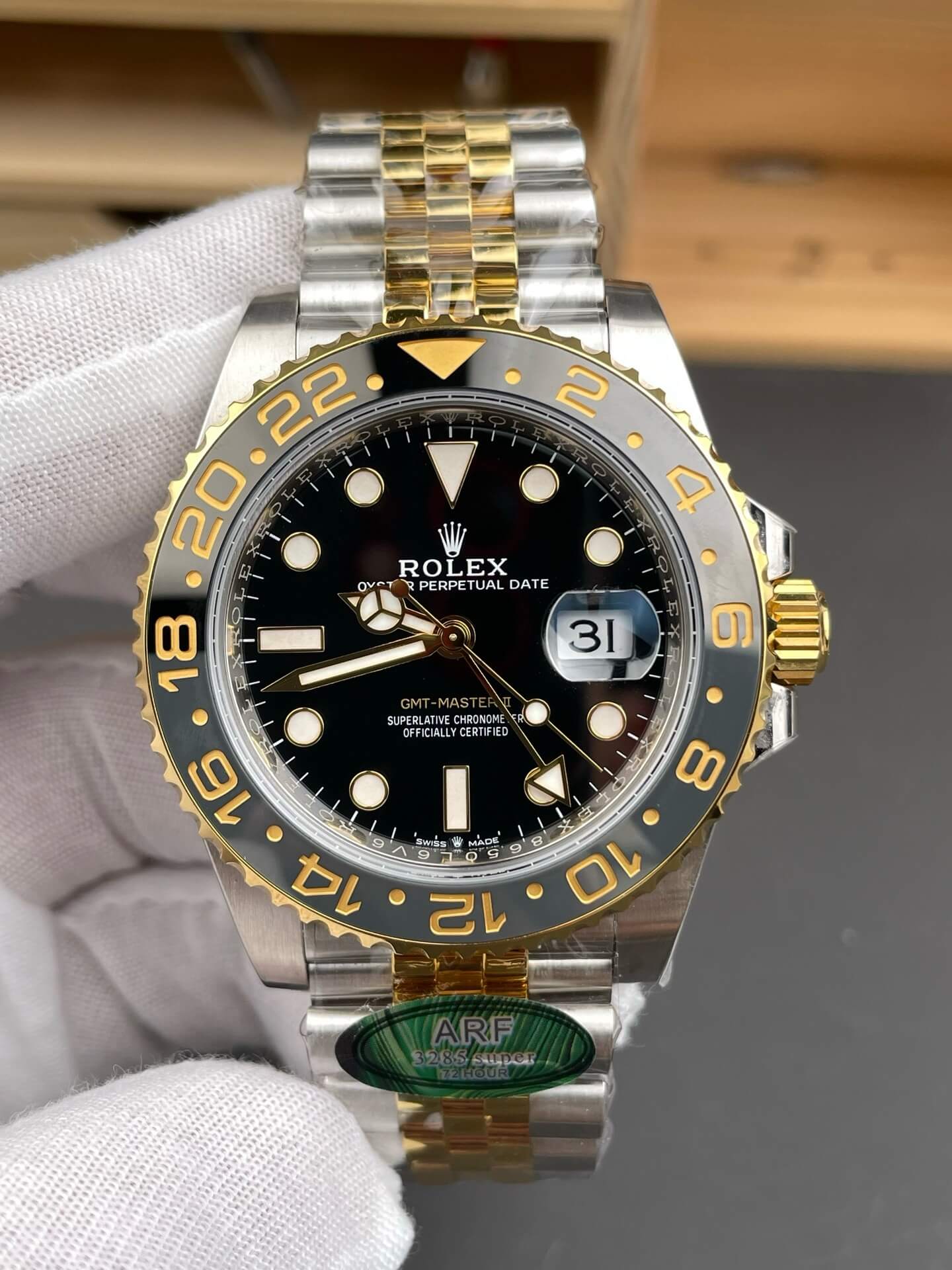 Rolex Replica GMT-Master II Super Clone Watch Gain Weight Version 126713GRNR-0001 Rolex Replica GMT-Master II Super Clone Watch Gain Weight Version 126713GRNR-0001