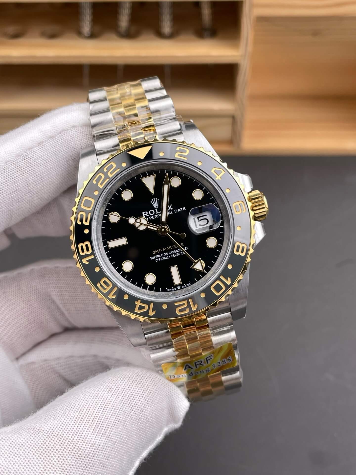 Rolex Replica GMT-Master II Super Clone Watch Gain Weight Version 126713GRNR-0001