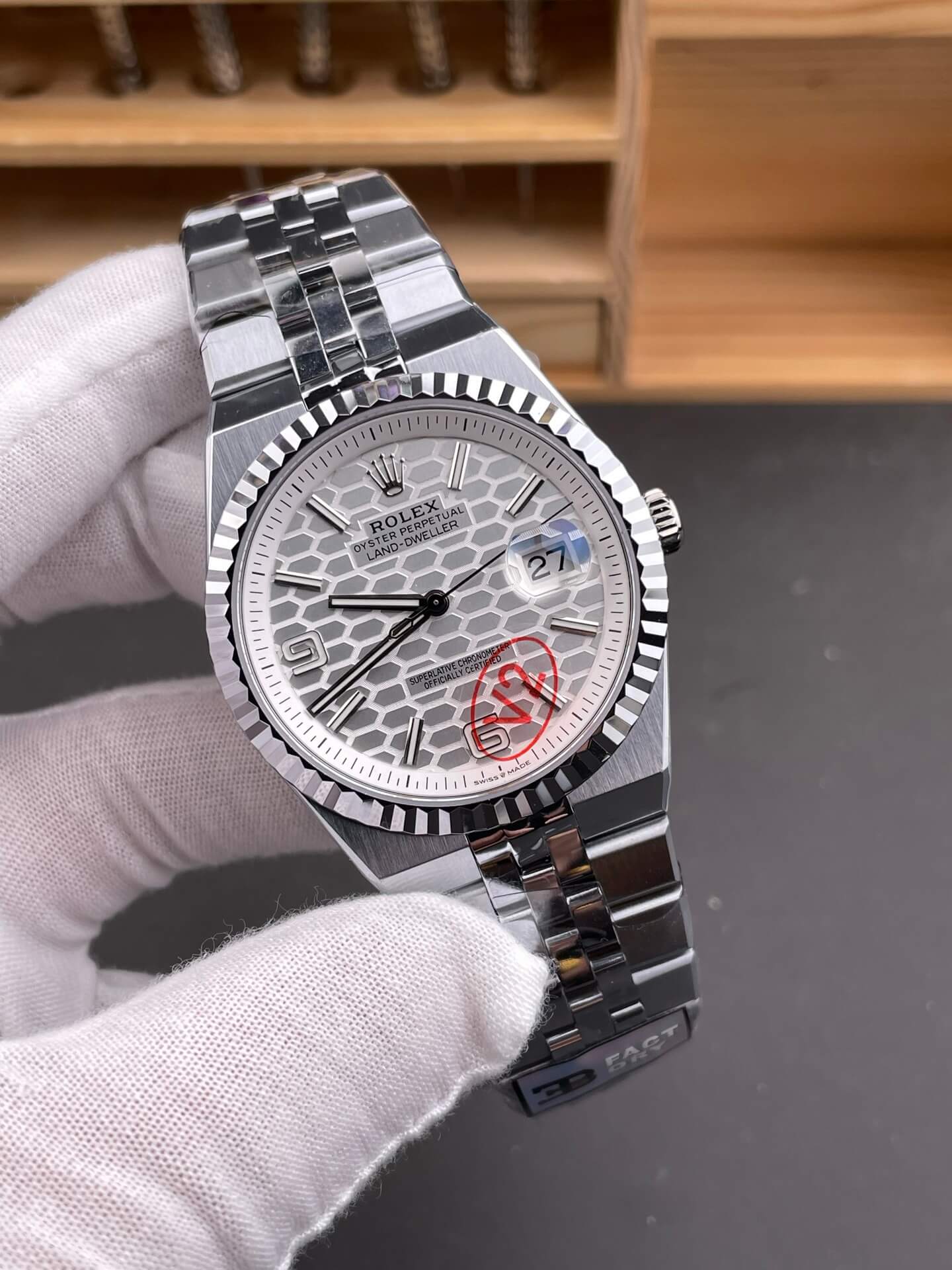 Rolex Replica Land-Dweller Super Clone Watch Gain Weight Version 127334-0001