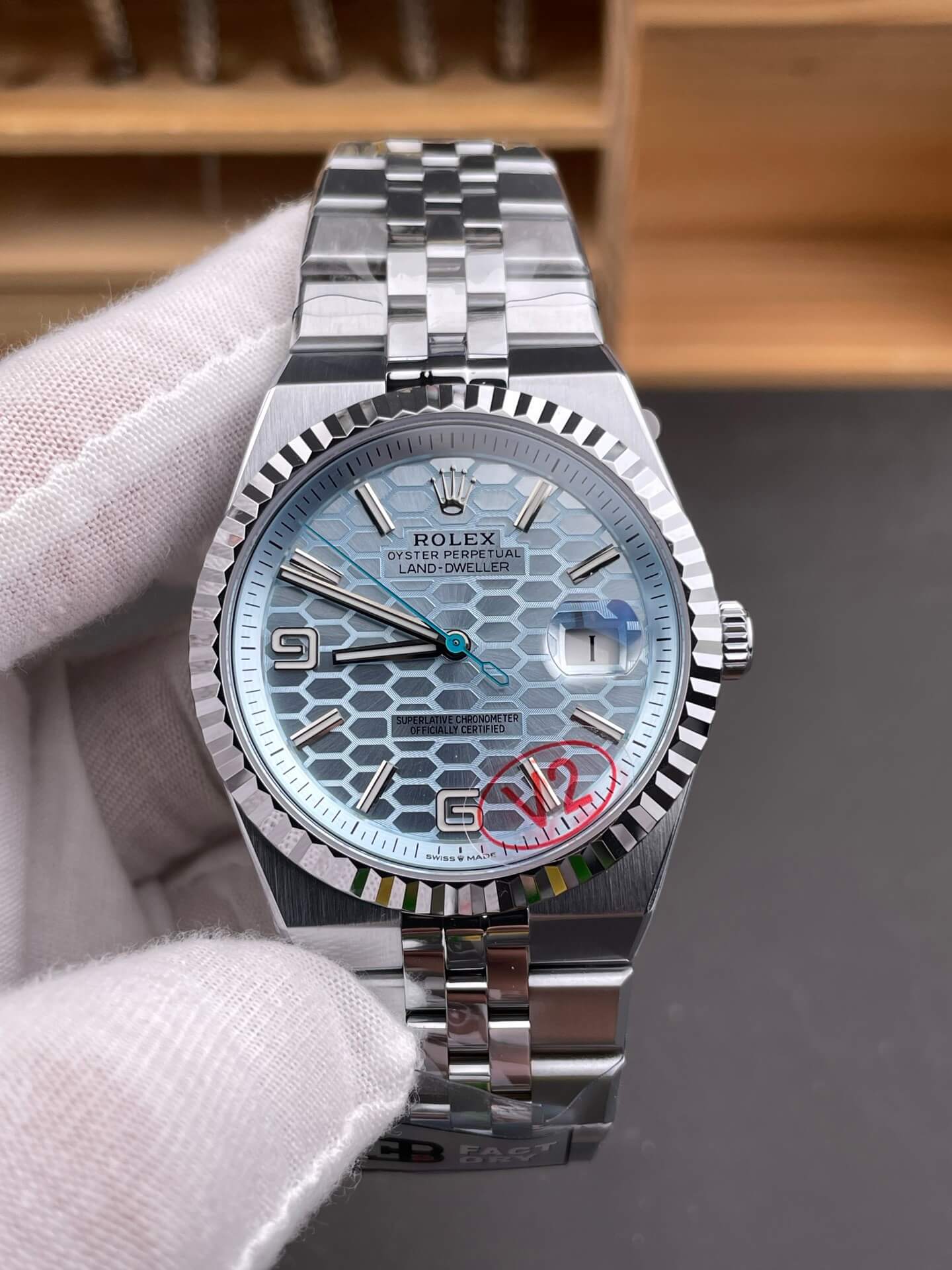 Rolex Replica Land-Dweller Super Clone Watch Gain Weight Version 127336-0001