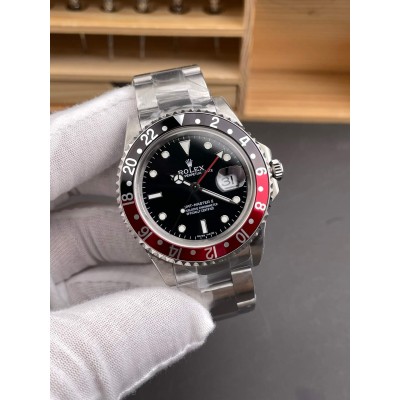 Rolex Replica GMT-Master II Super Clone Watch 16710 COKE