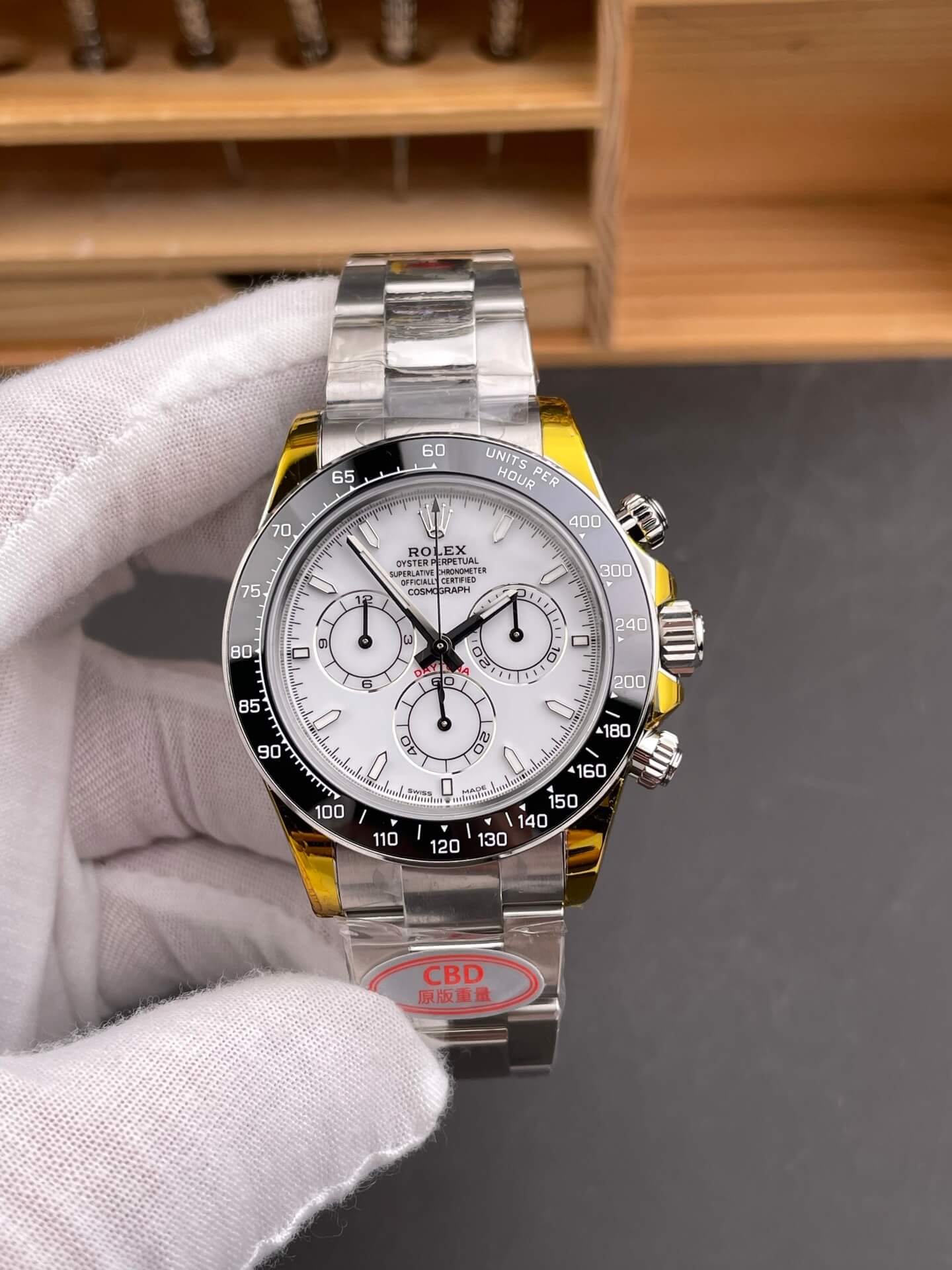 Rolex Replica Cosmograph Daytona Super Clone Watch Gain Weight Version 126502-0001