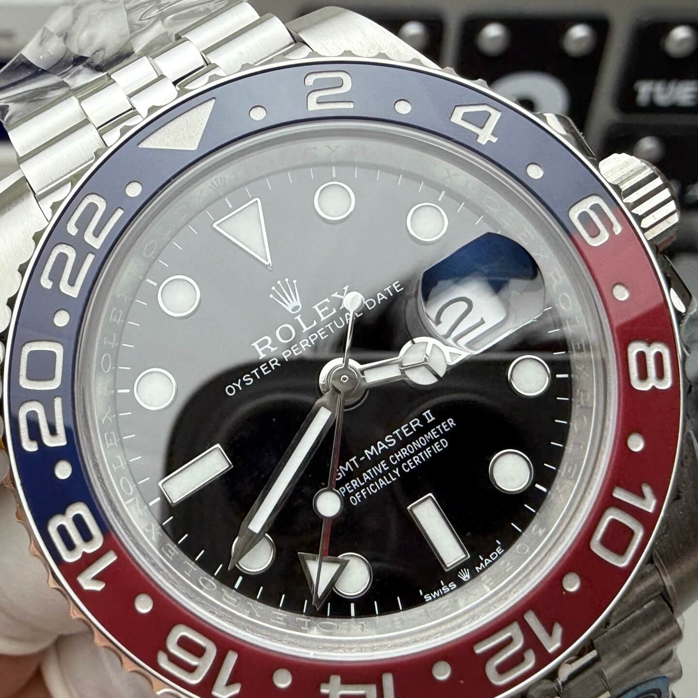 Rolex Replica GMT-Master II Super Clone Watch V3 126710BLRO