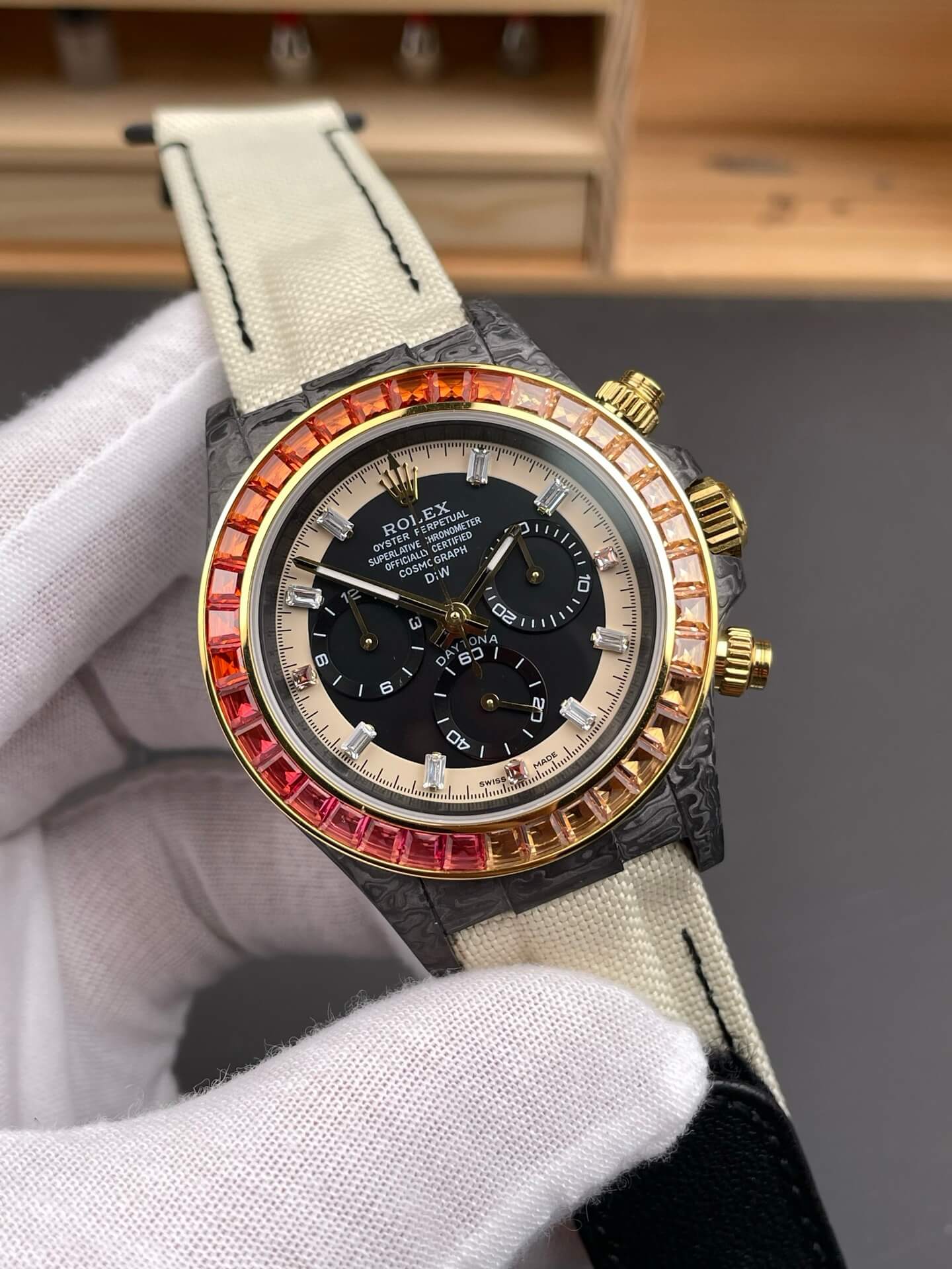 Rolex Replica Cosmograph Daytona Super Clone Watch Rainbow Sunray Rolex Replica Cosmograph Daytona Super Clone Watch Rainbow Sunray
