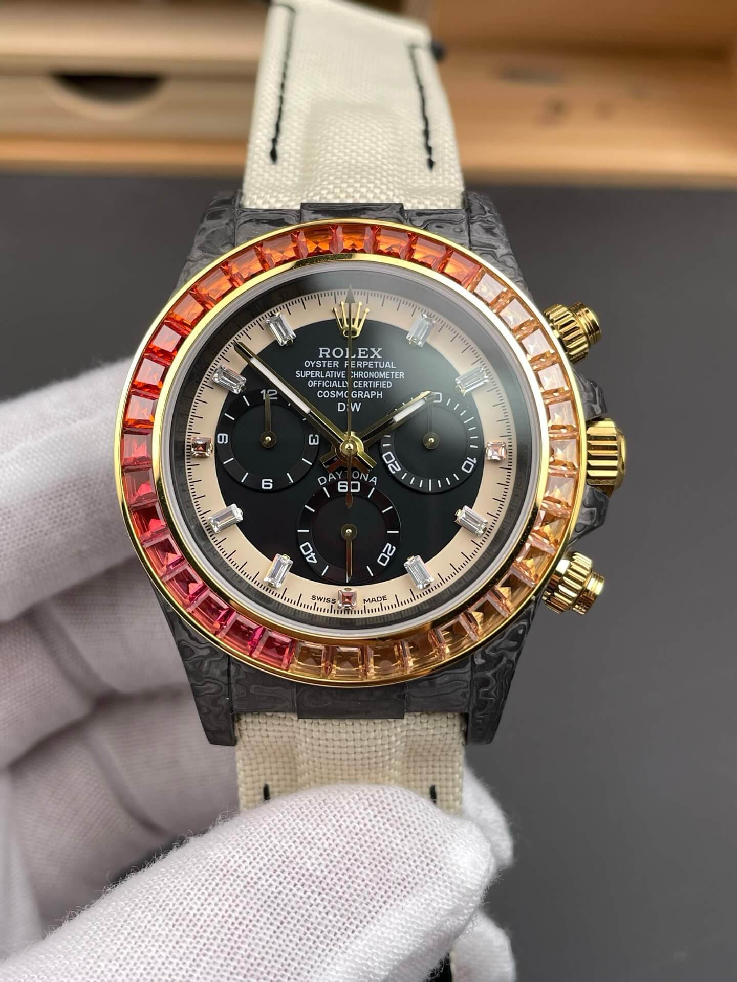 Rolex Replica Cosmograph Daytona Super Clone Watch Rainbow Sunray Rolex Replica Cosmograph Daytona Super Clone Watch Rainbow Sunray