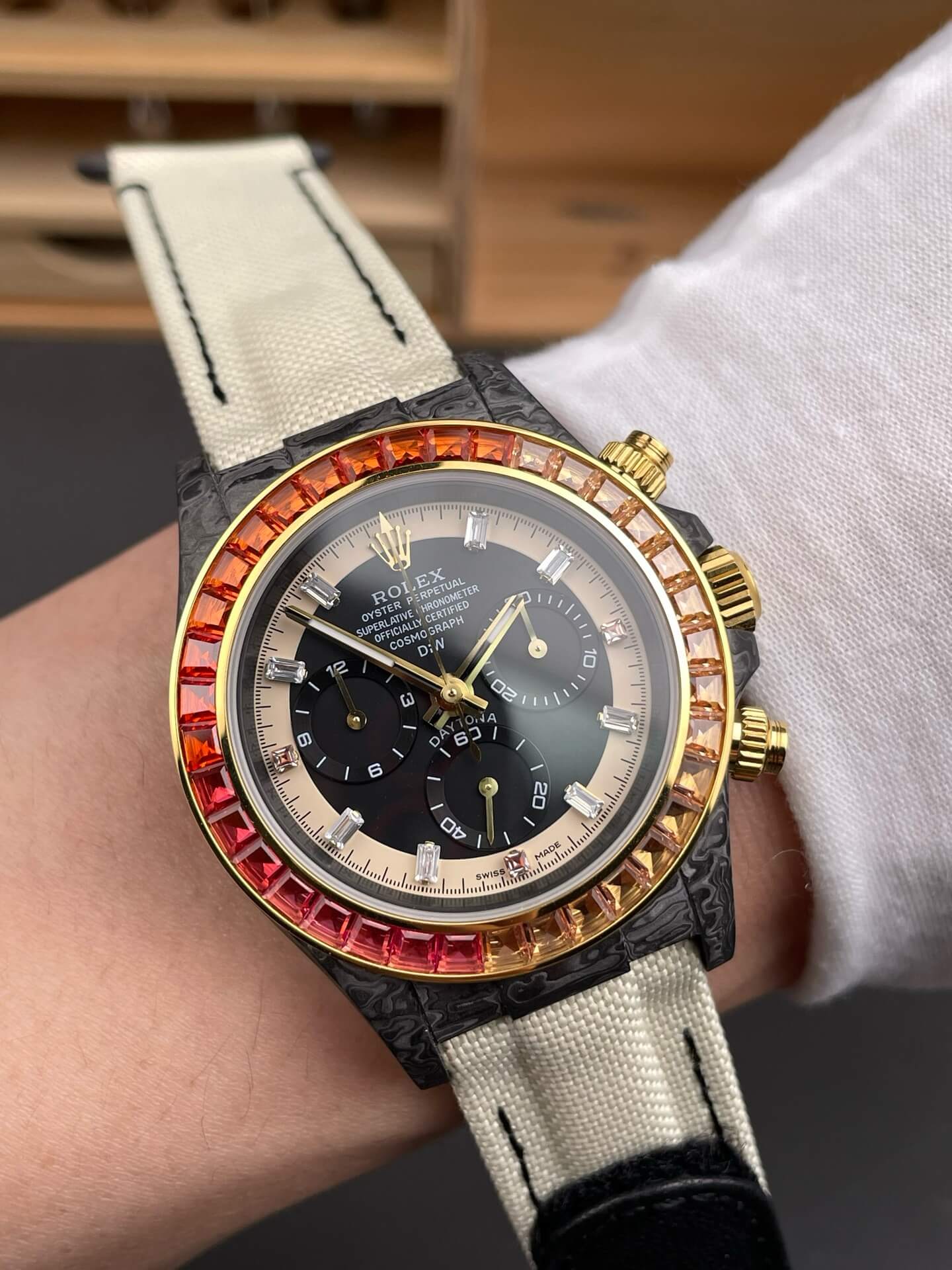 Rolex Replica Cosmograph Daytona Super Clone Watch Rainbow Sunray Rolex Replica Cosmograph Daytona Super Clone Watch Rainbow Sunray