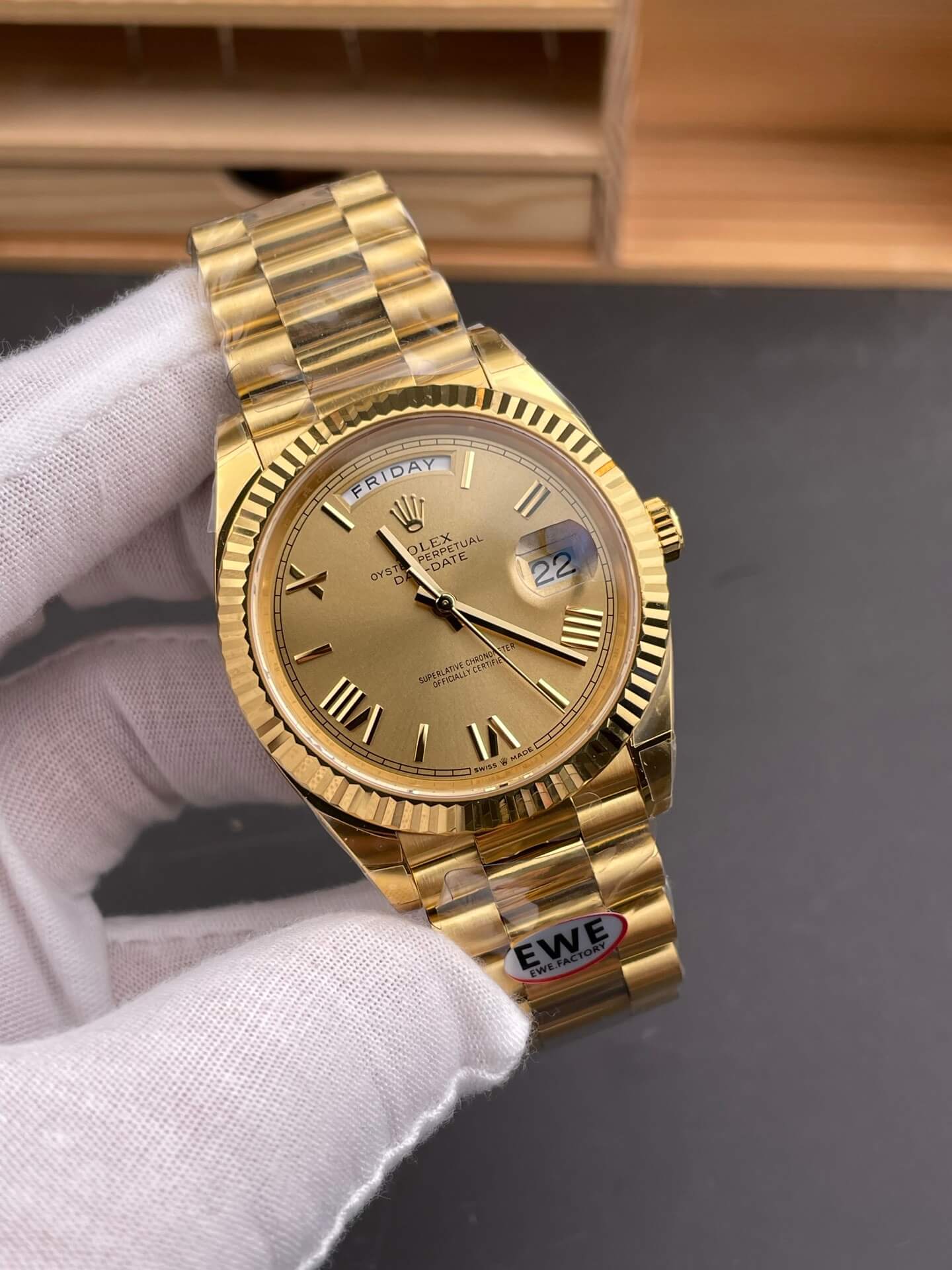 Rolex Replica Day-Date High Quality Watch Gain Weight Version 228238-0006