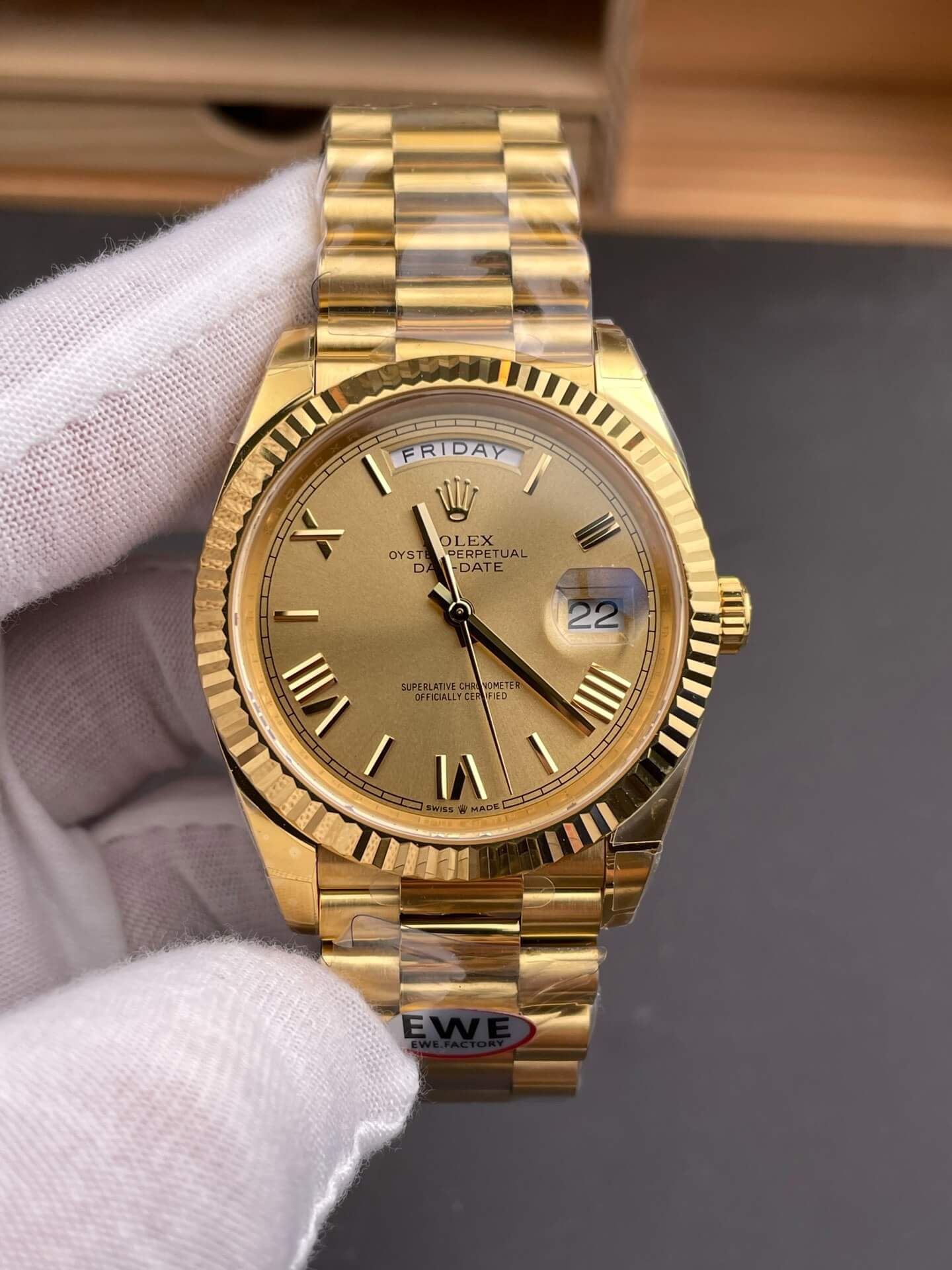 Rolex Replica Day-Date High Quality Watch Gain Weight Version 228238-0006