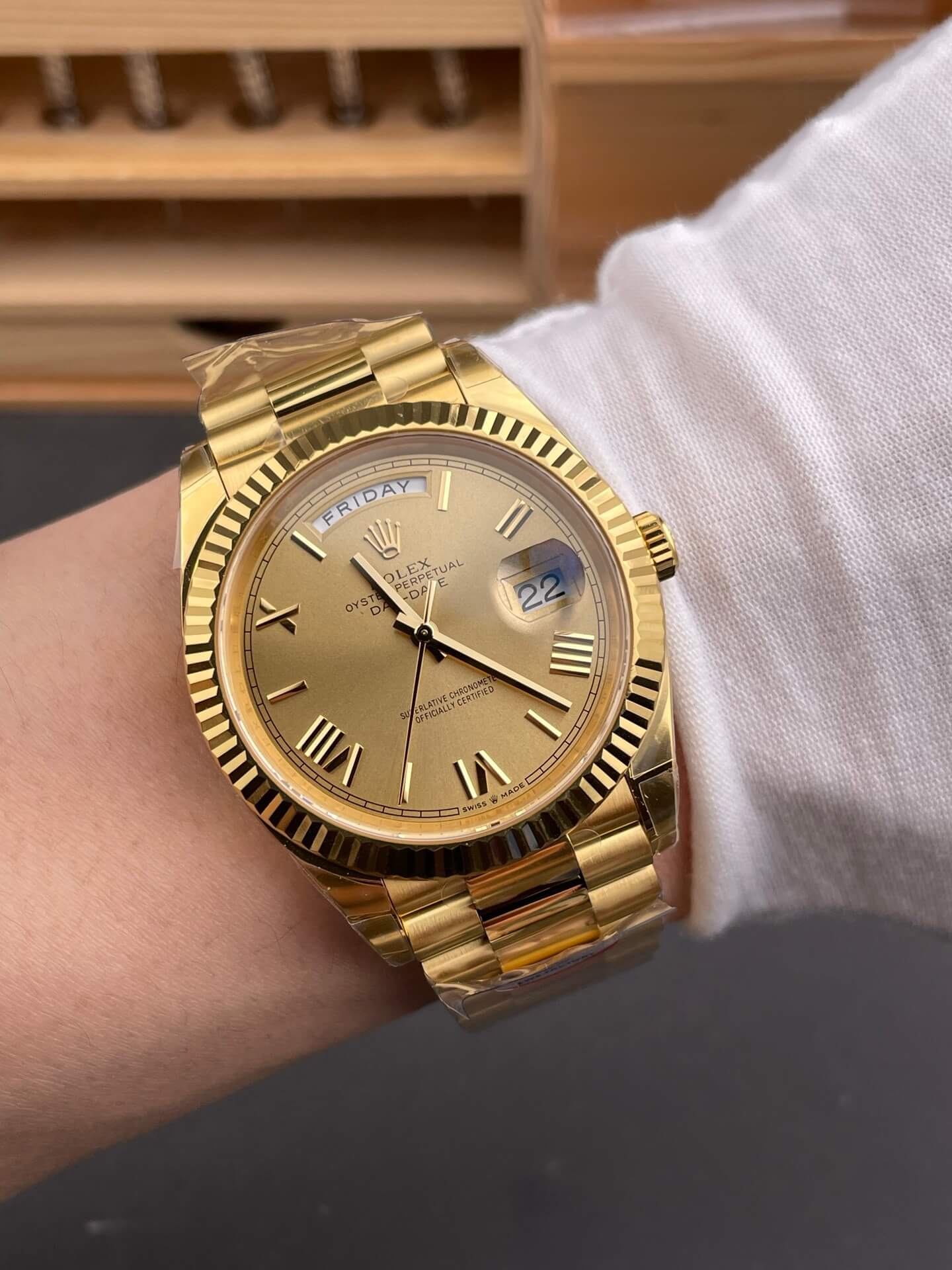 Rolex Replica Day-Date High Quality Watch Gain Weight Version 228238-0006