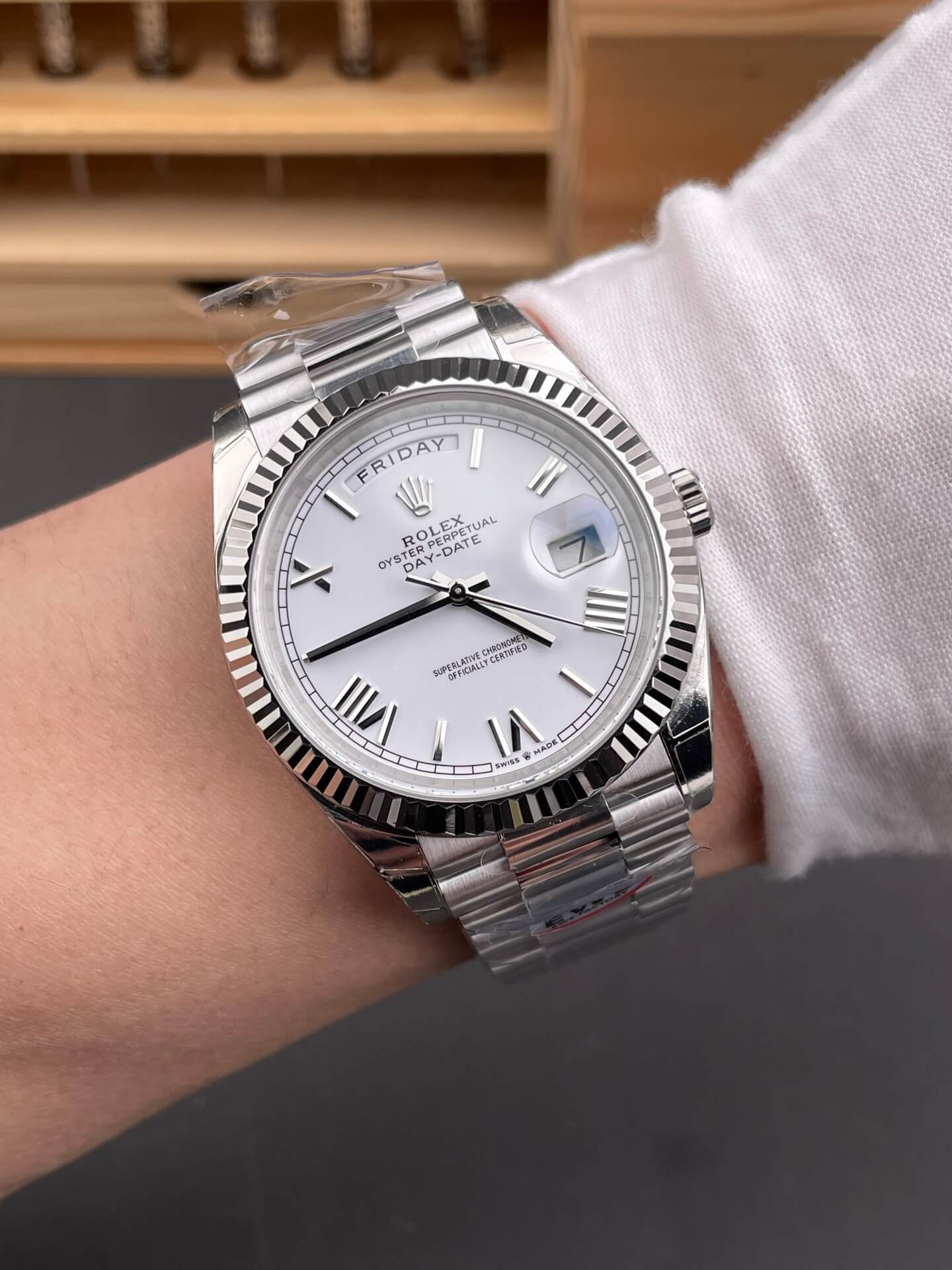 Rolex Replica Day-Date High Quality Watch Gain Weight Version 228239-0046