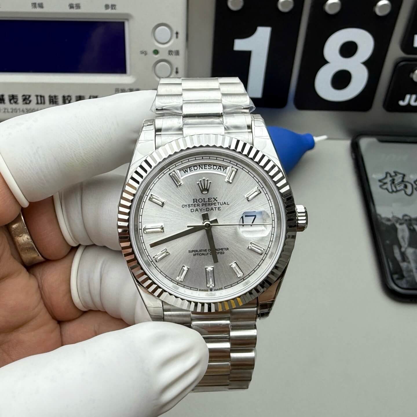 Rolex Replica Day-Date Super Clone Watch Gain Weight Version 228239-0003