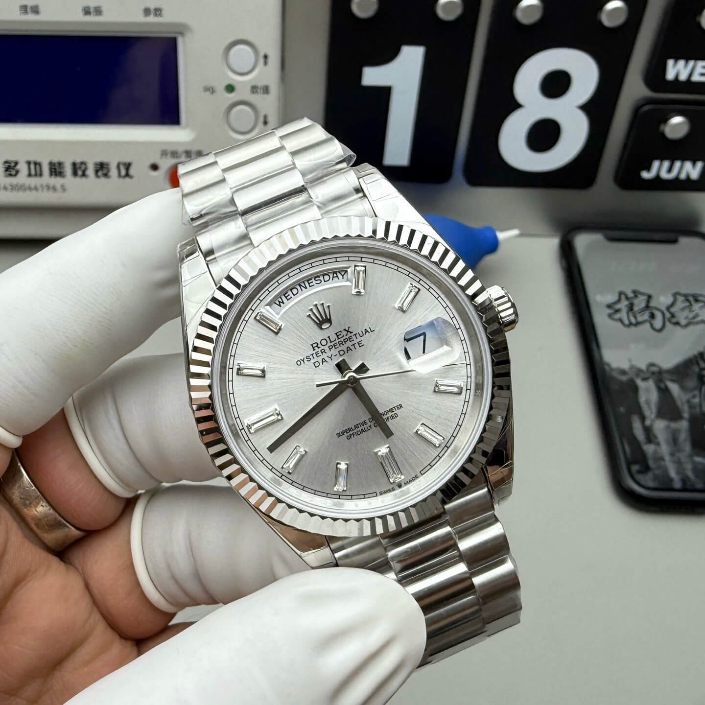 Rolex Replica Day-Date Super Clone Watch Gain Weight Version 228239-0003