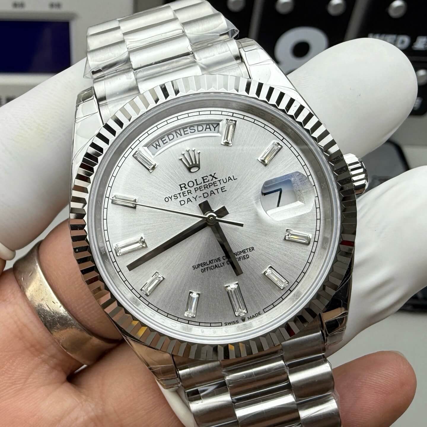 Rolex Replica Day-Date Super Clone Watch Gain Weight Version 228239-0003