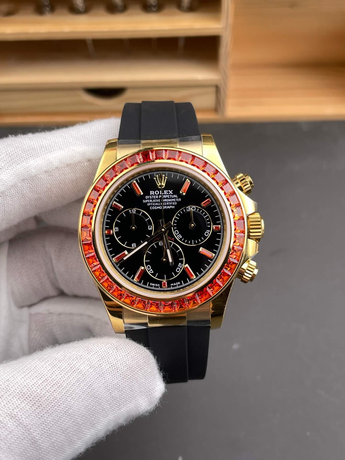 Rolex Replica Cosmograph Daytona Super Clone Watch 116588SACO