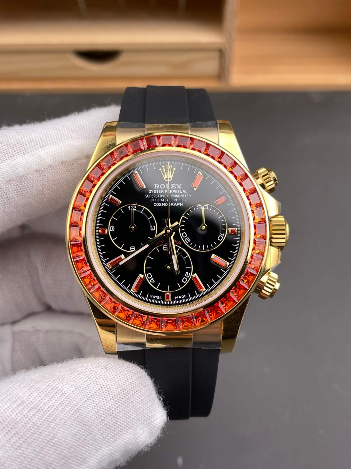 Rolex Replica Cosmograph Daytona Super Clone Watch 116588SACO