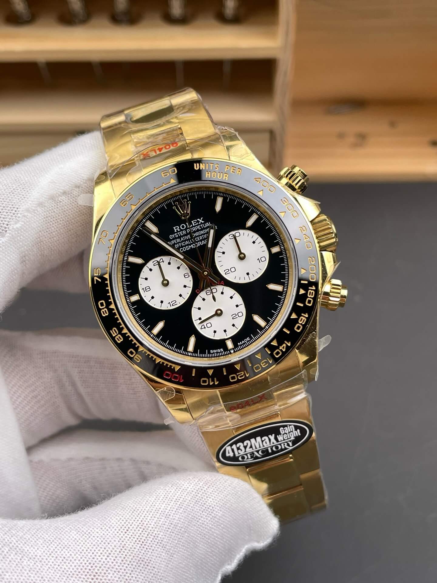 Rolex Replica Cosmograph Daytona Le Mans Super Clone Watch Gain Weight Version 126528LN
