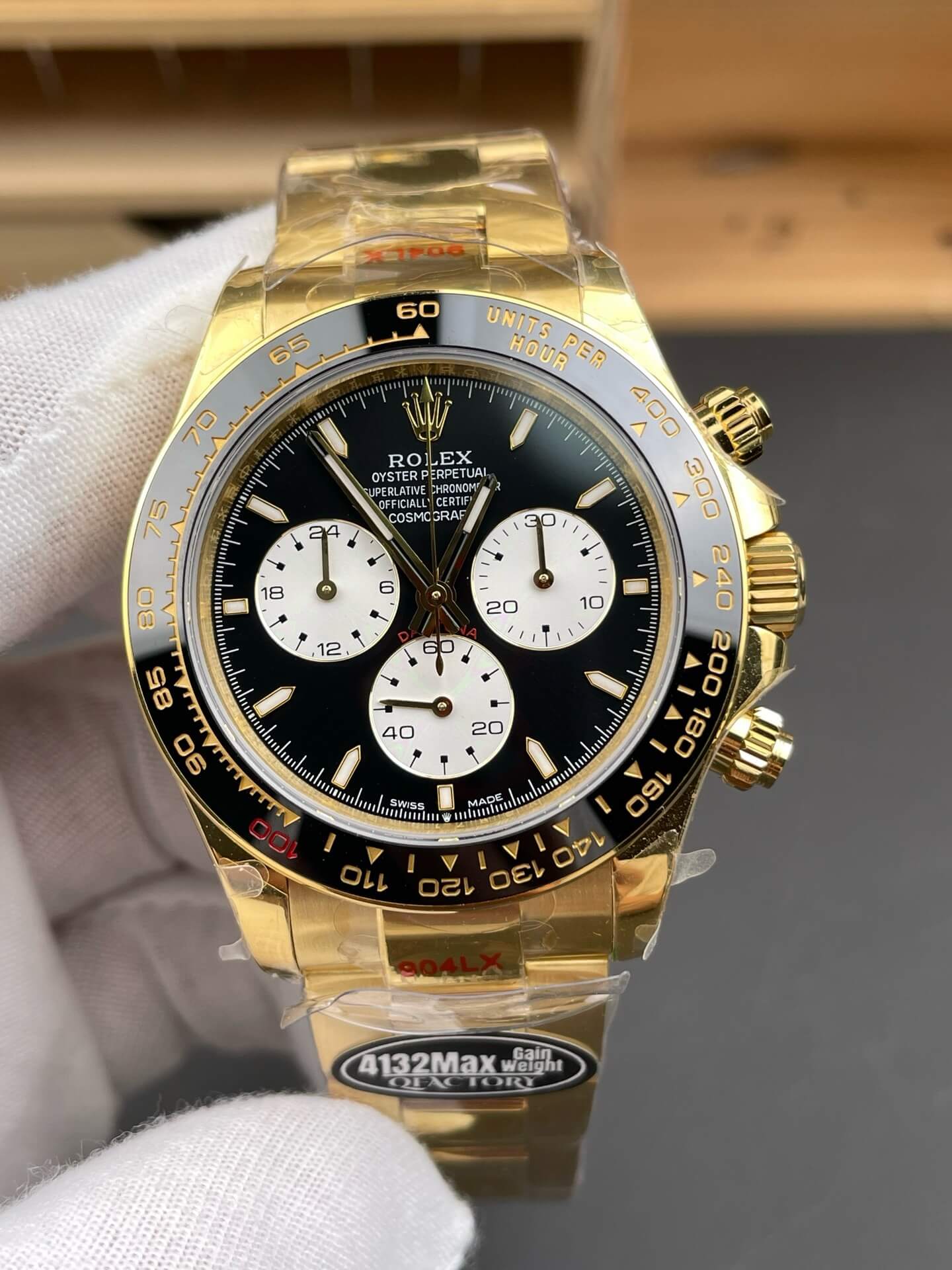 Rolex Replica Cosmograph Daytona Le Mans Super Clone Watch Gain Weight Version 126528LN