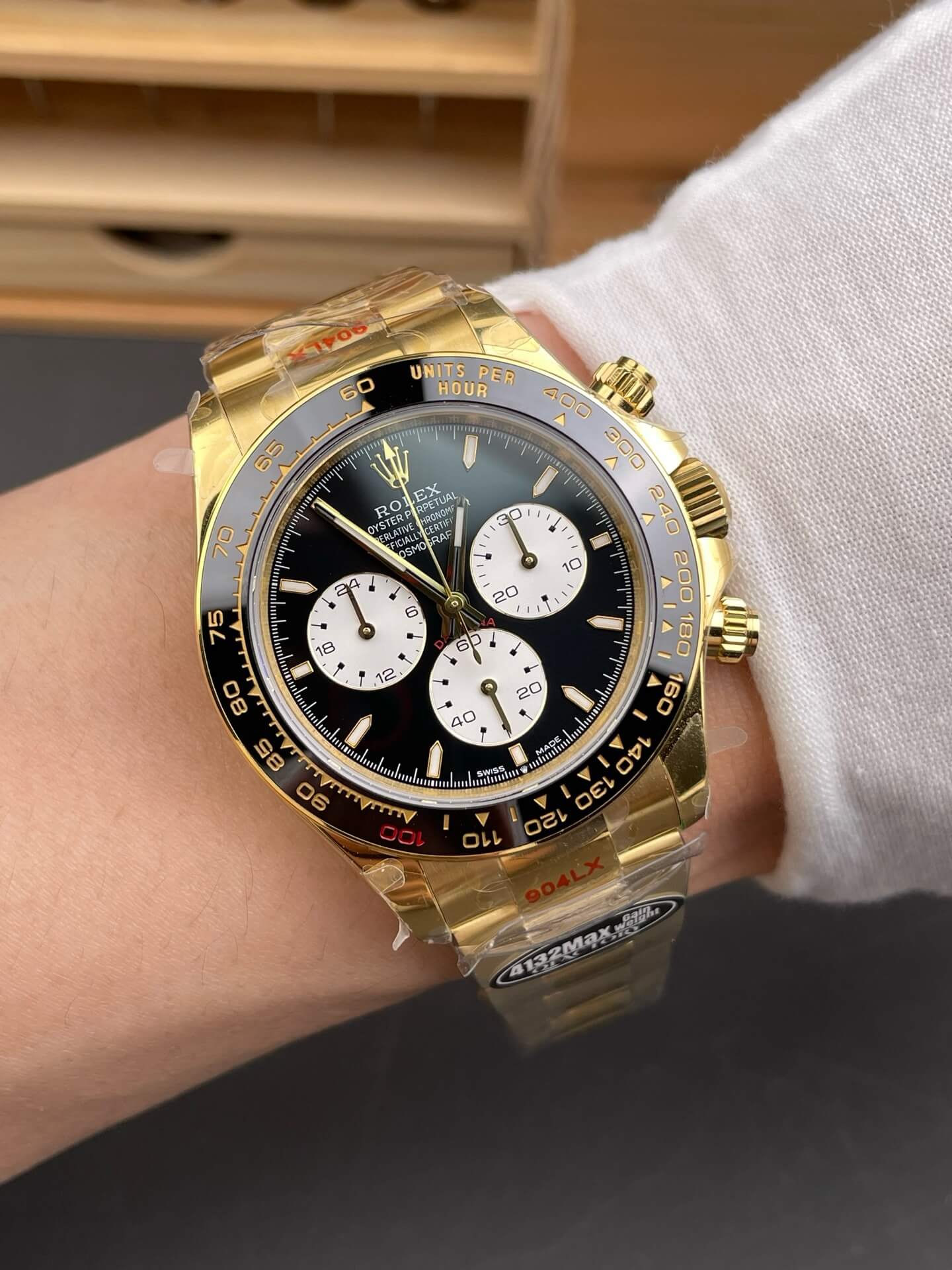 Rolex Replica Cosmograph Daytona Le Mans Super Clone Watch Gain Weight Version 126528LN