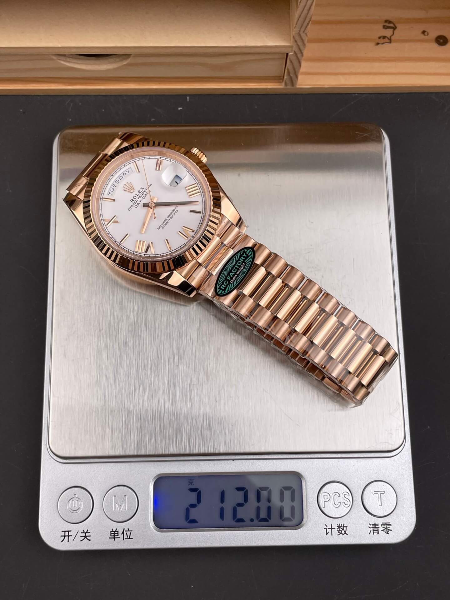 Rolex Replica Day-Date Super Clone Watch Gain Weight Version 228235-0032