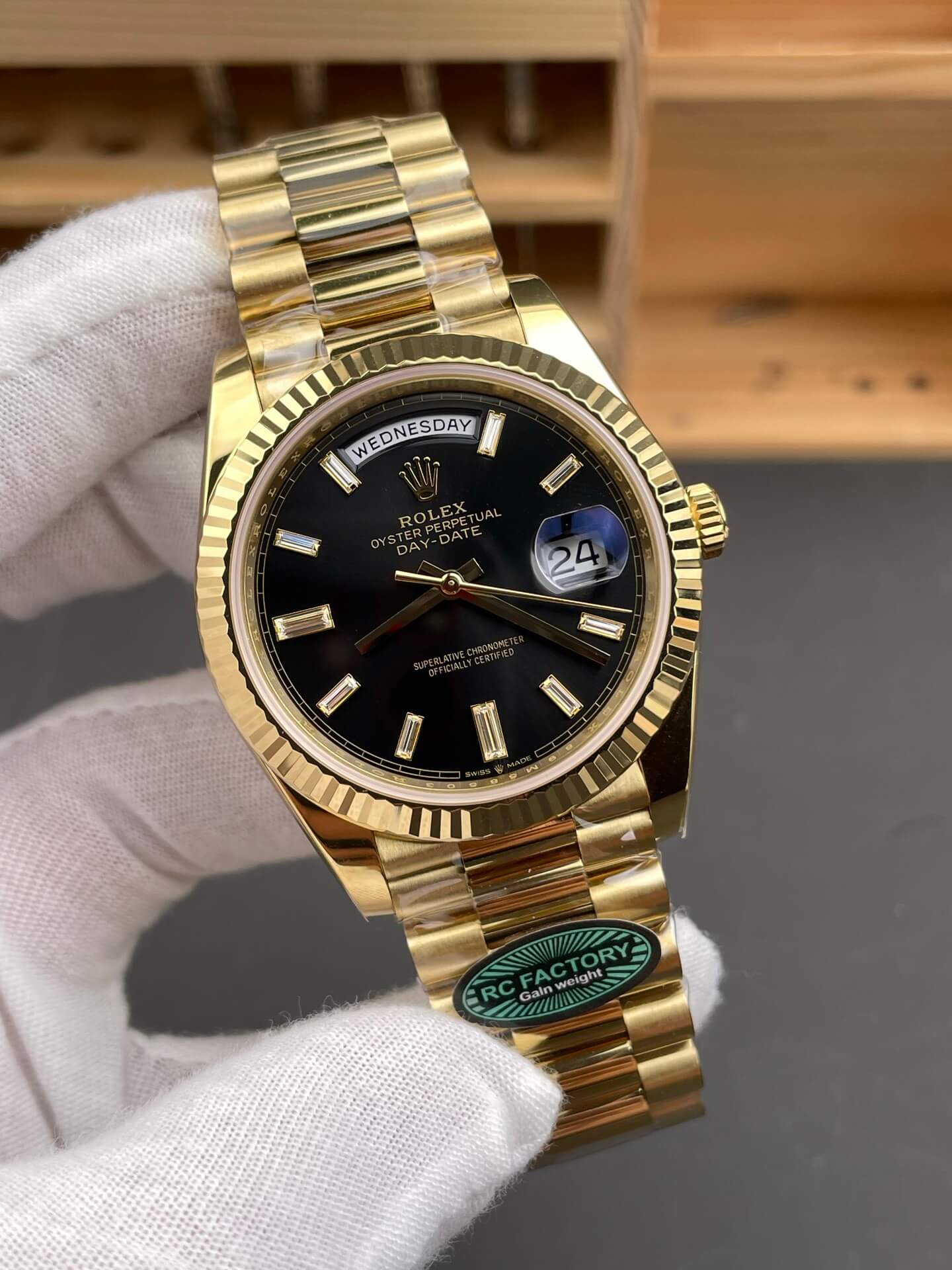 Rolex Replica Day-Date Super Clone Watch Gain Weight Version 228238-0004