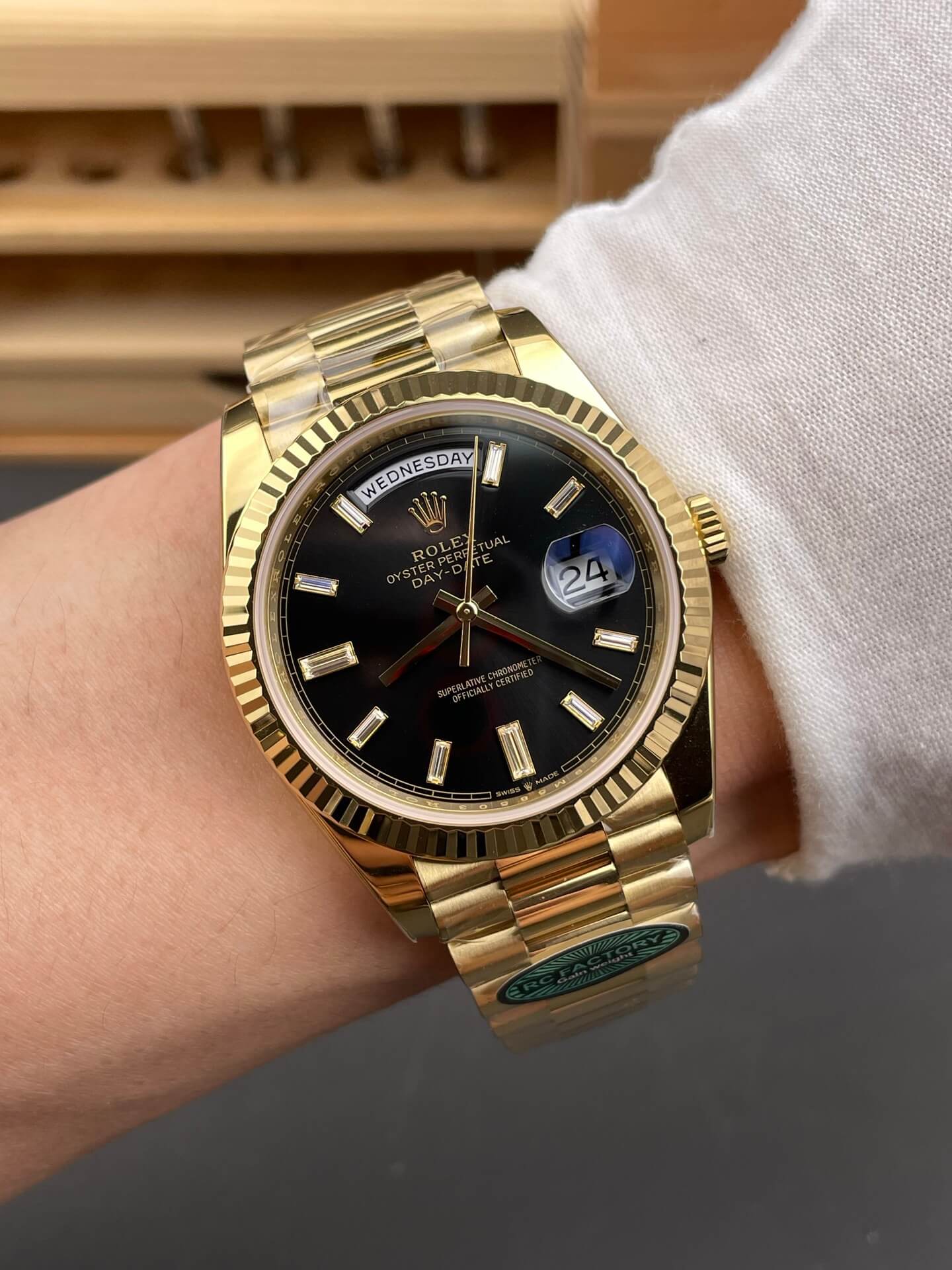 Rolex Replica Day-Date Super Clone Watch Gain Weight Version 228238-0004
