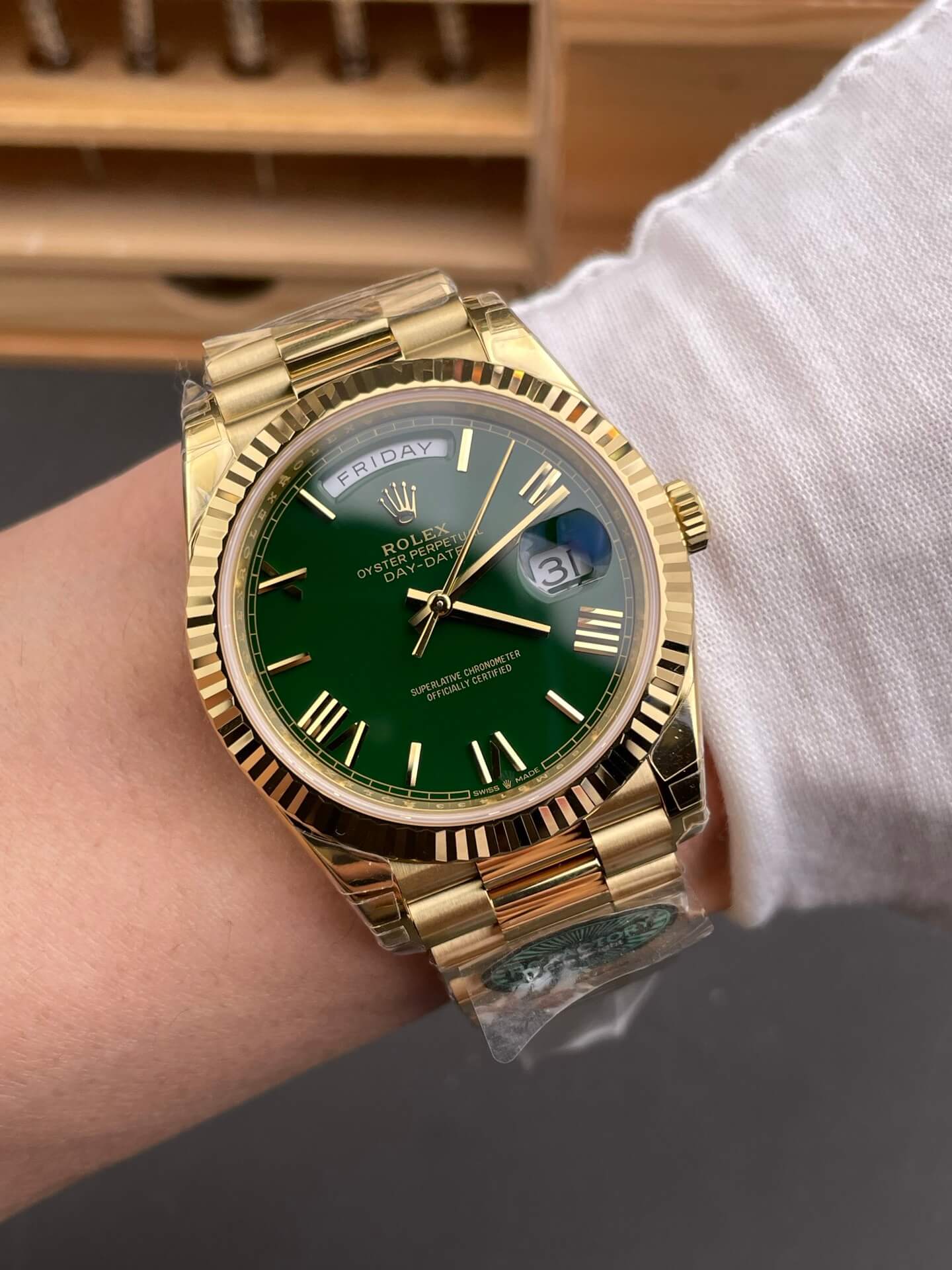 Rolex Replica Day-Date Super Clone Watch Gain Weight Version 228238-0061