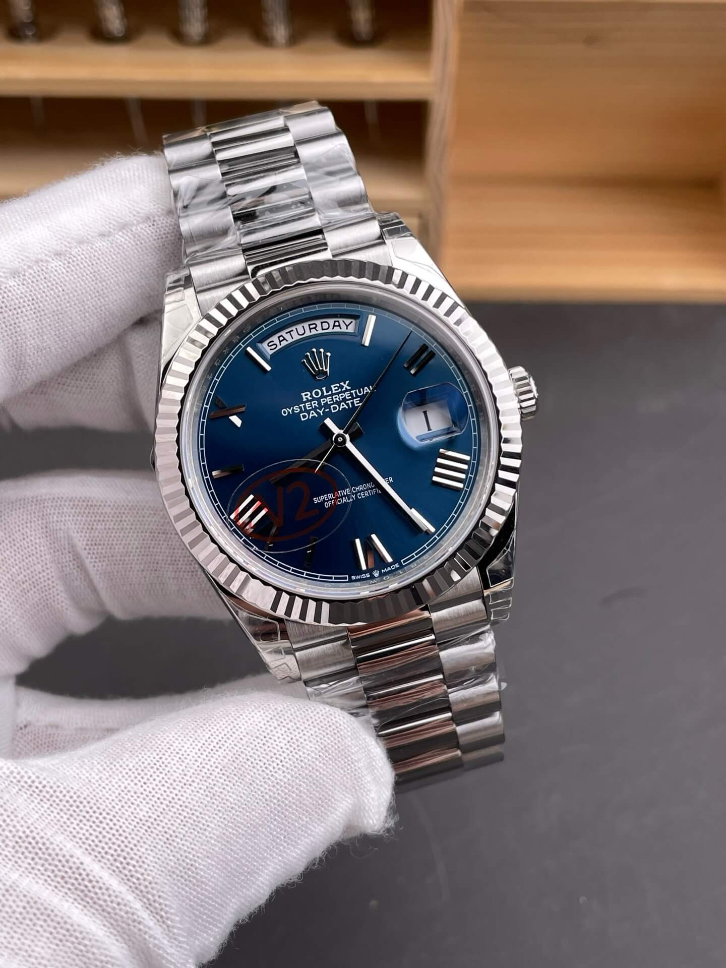 Rolex Replica Day-Date Super Clone Watch Gain Weight Version 228236-0007