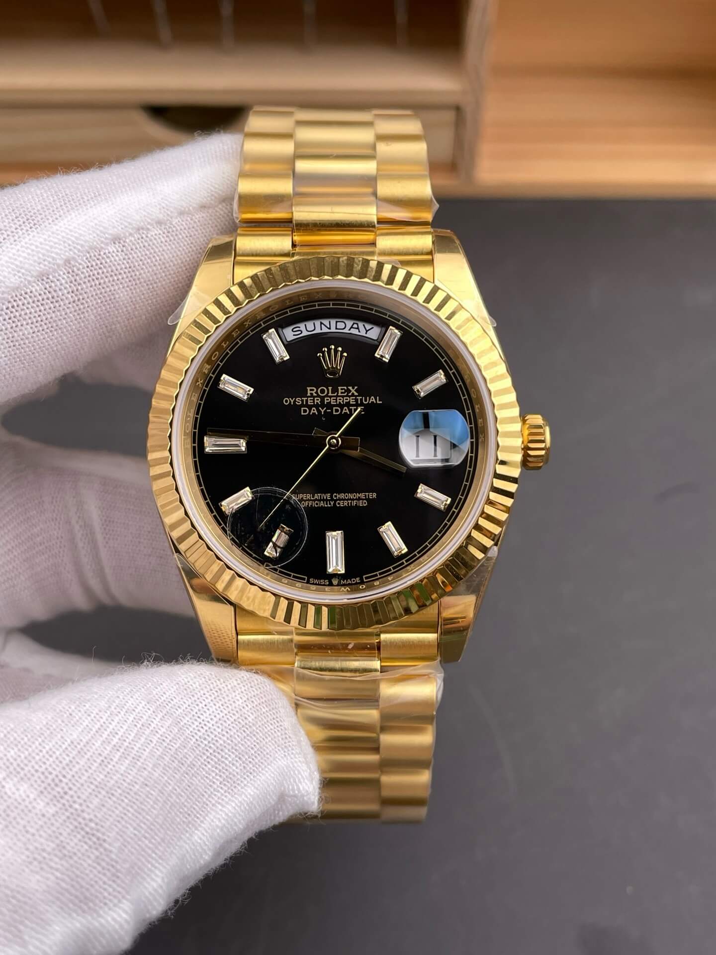 Rolex Replica Day-Date Super Clone Watch Gain Weight Version 228238-0004