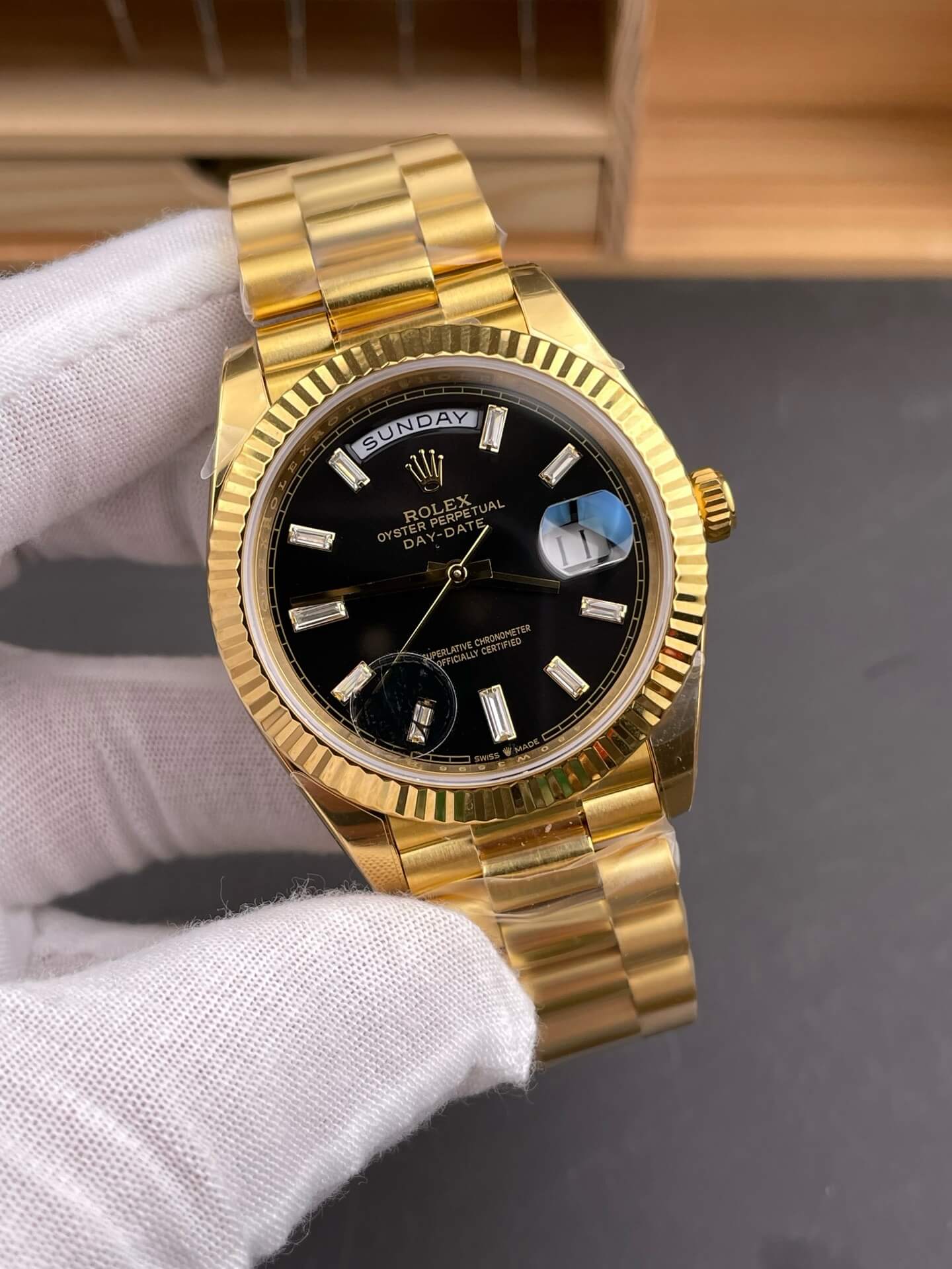 Rolex Replica Day-Date Super Clone Watch Gain Weight Version 228238-0004