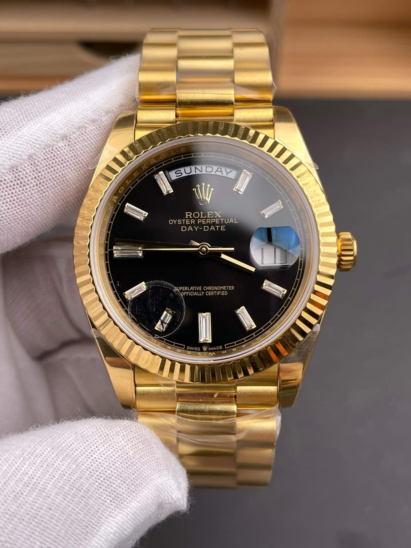 Rolex Replica Day-Date Super Clone Watch Gain Weight Version 228238-0004