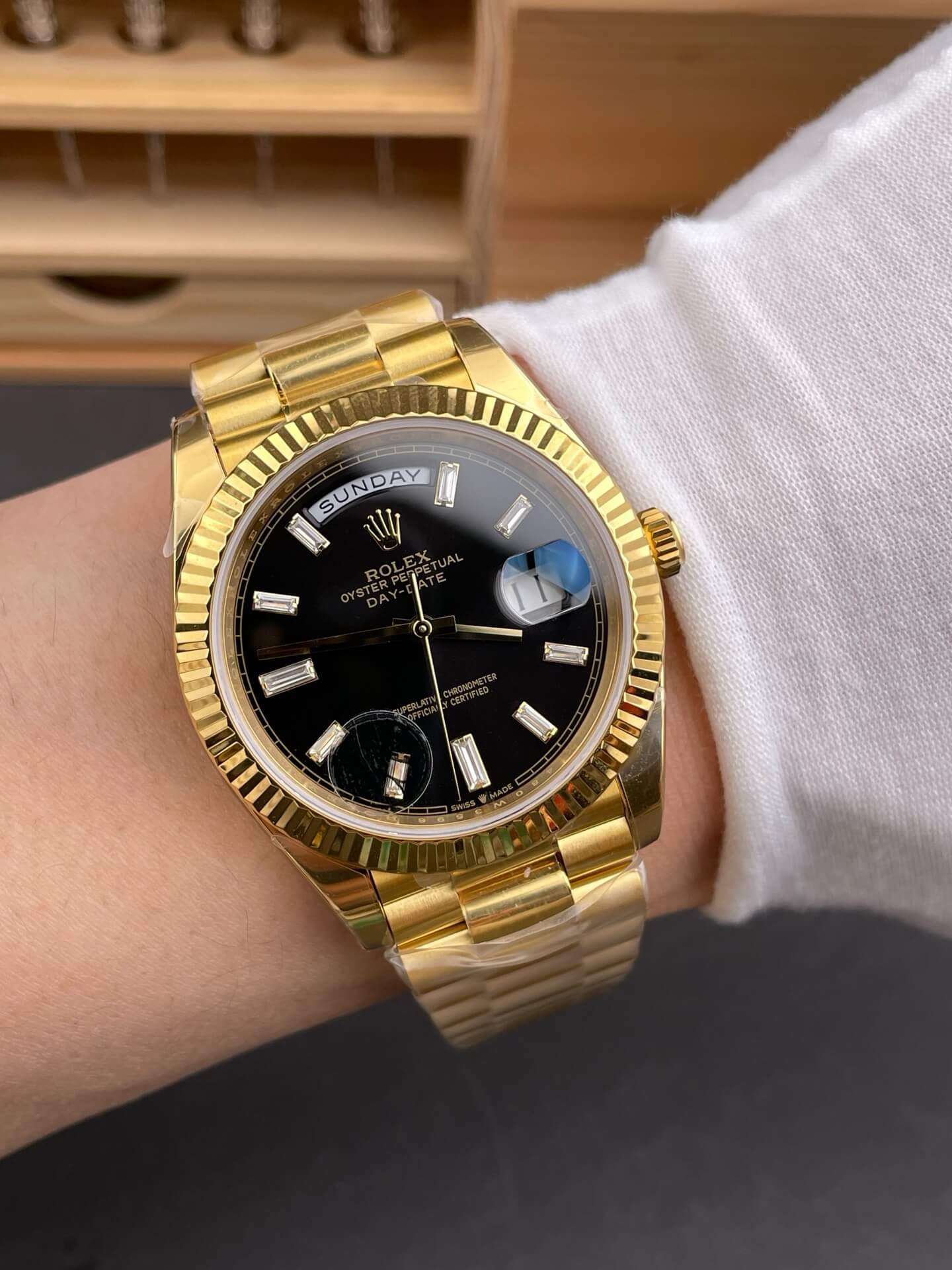 Rolex Replica Day-Date Super Clone Watch Gain Weight Version 228238-0004