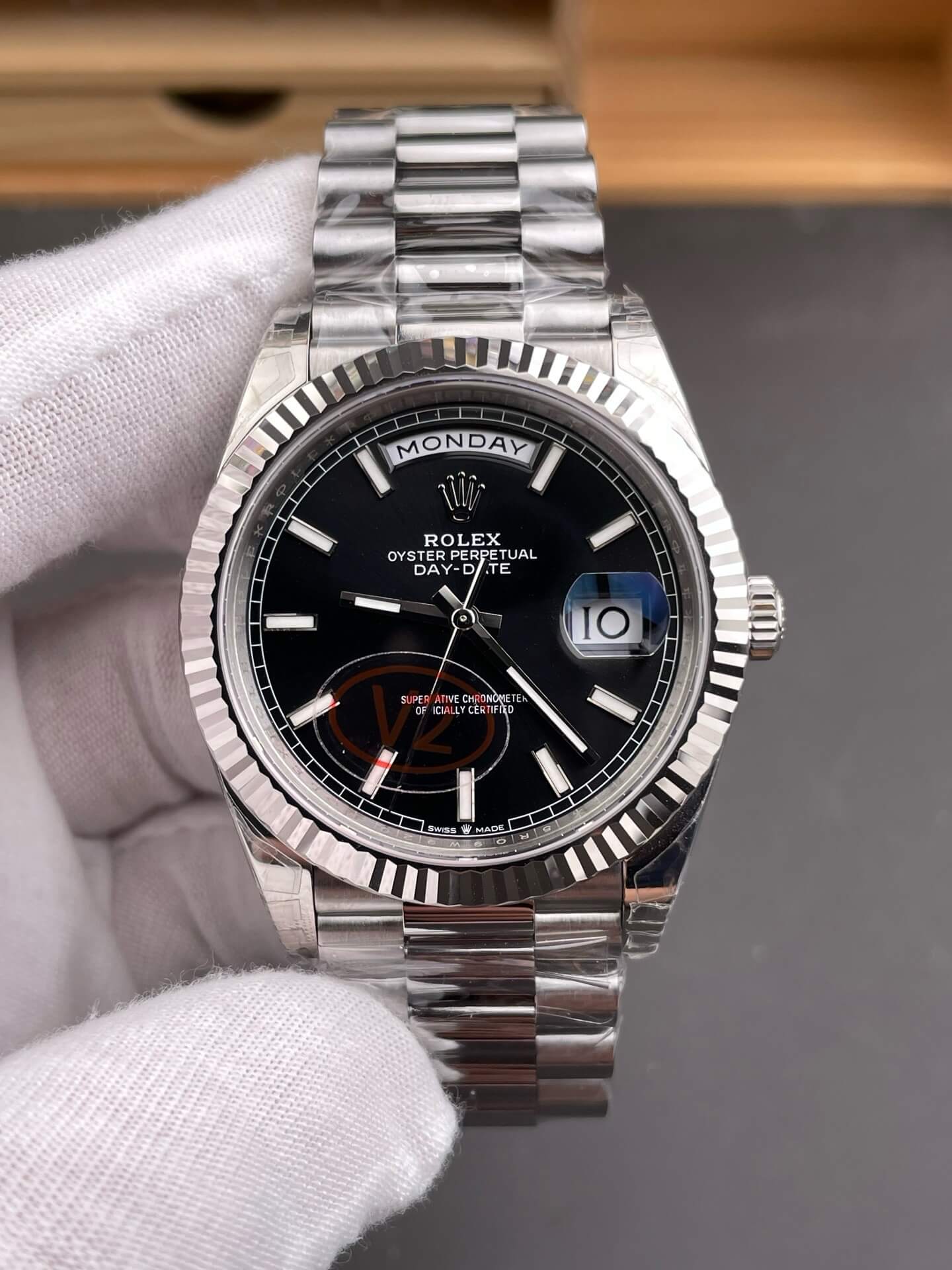 Rolex Replica Day-Date Super Clone Watch Gain Weight Version 228239-0004