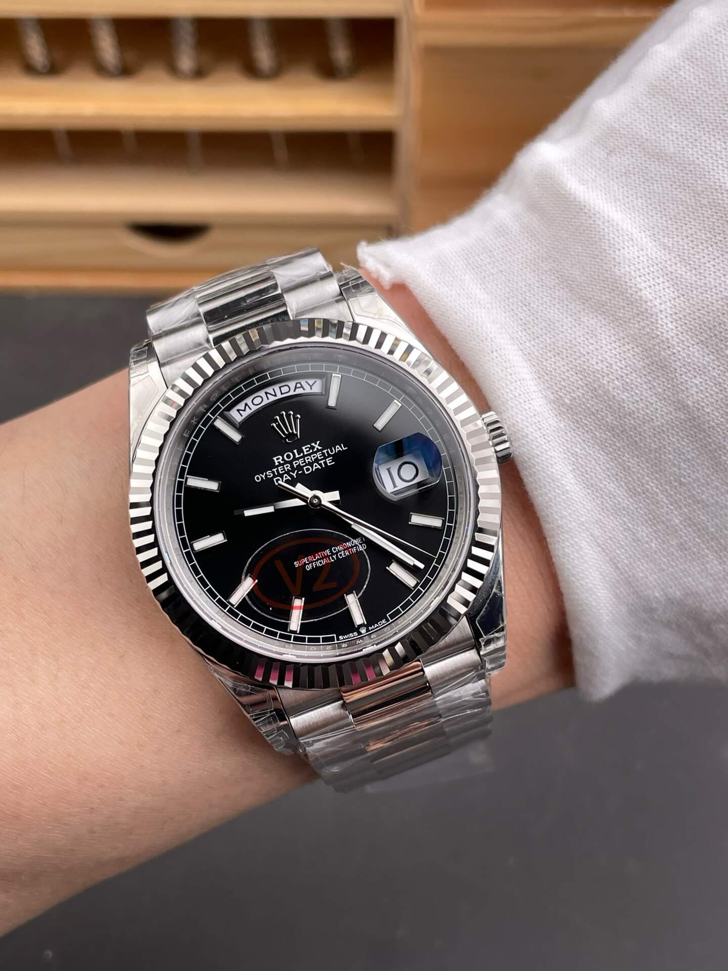 Rolex Replica Day-Date Super Clone Watch Gain Weight Version 228239-0004