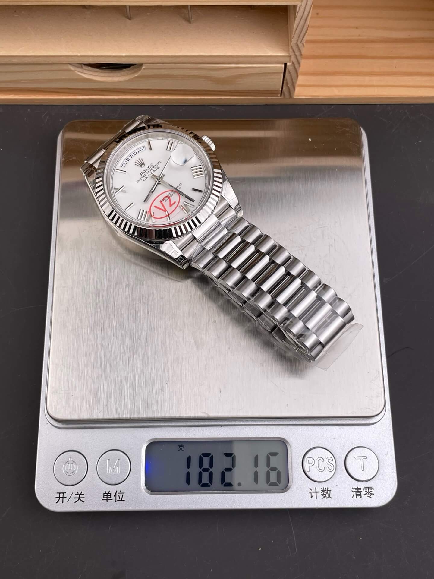 Rolex Replica Day-Date Super Clone Watch Gain Weight Version 228239-0046