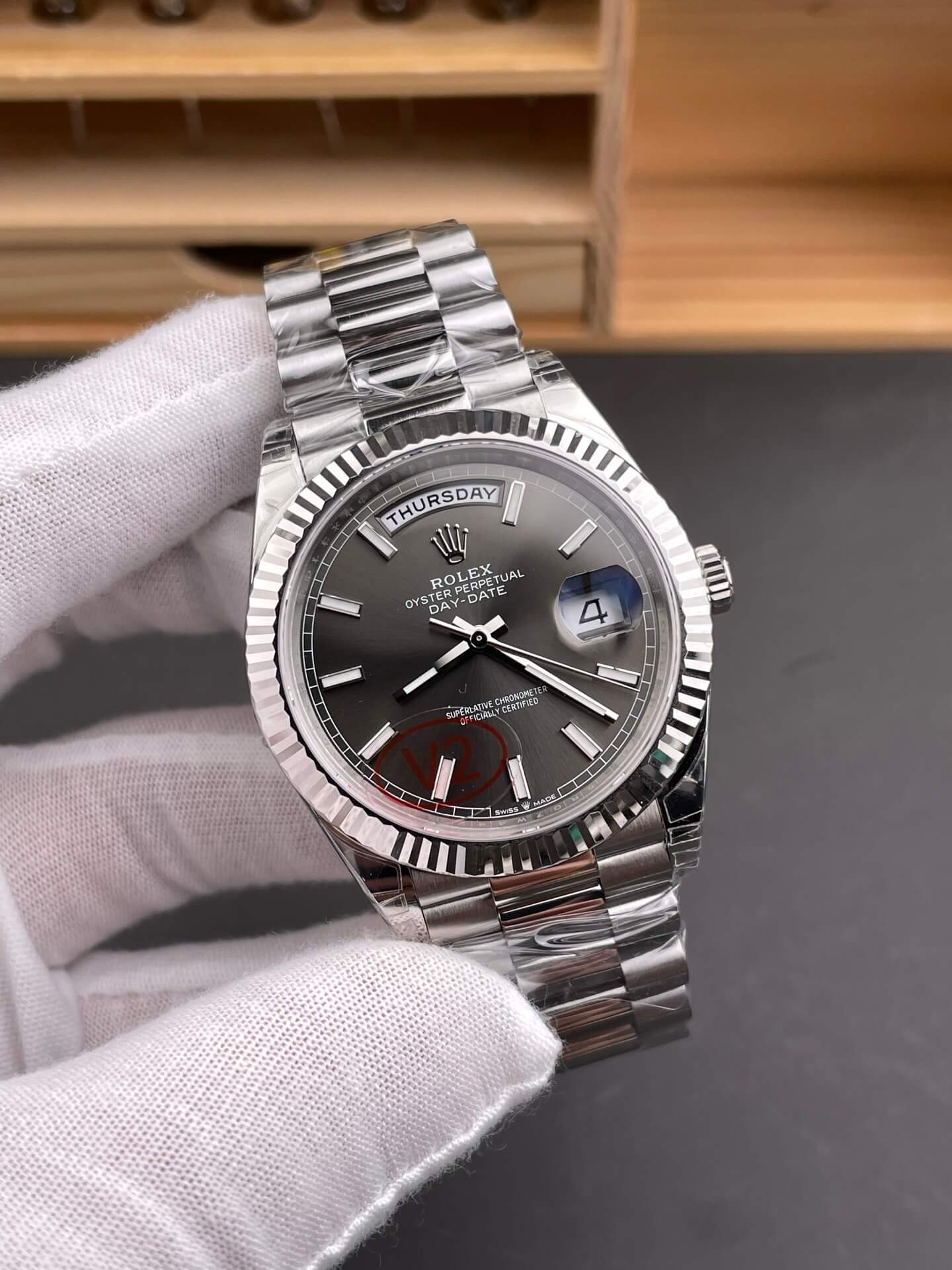 Rolex Replica Day-Date Super Clone Watch Gain Weight Version 228239-0060