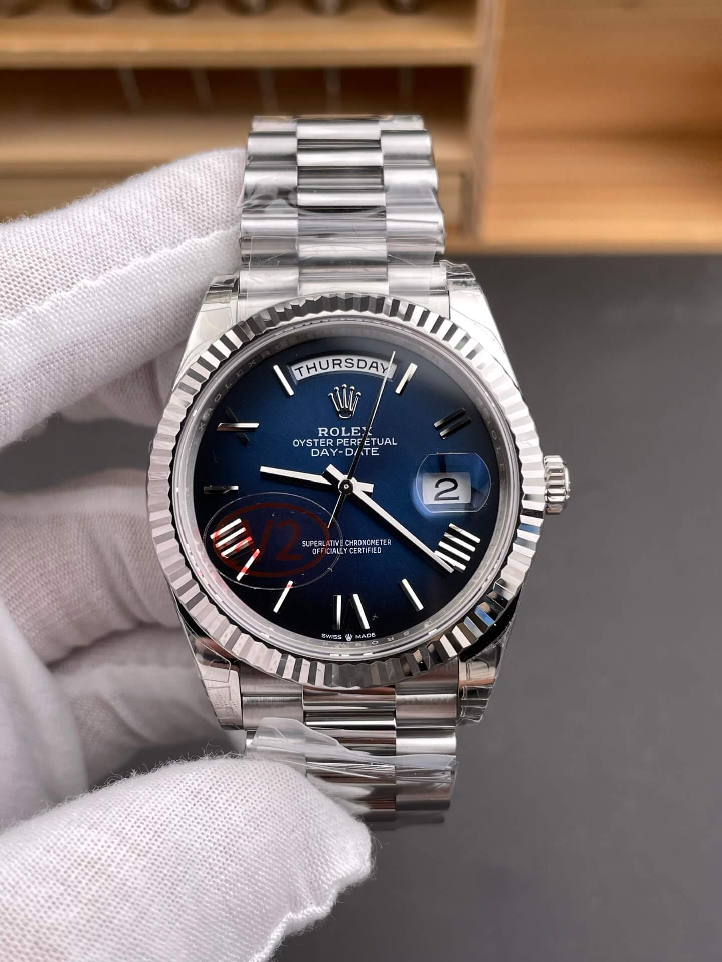 Rolex Replica Day-Date Super Clone Watch Gain Weight Version 228239-0076