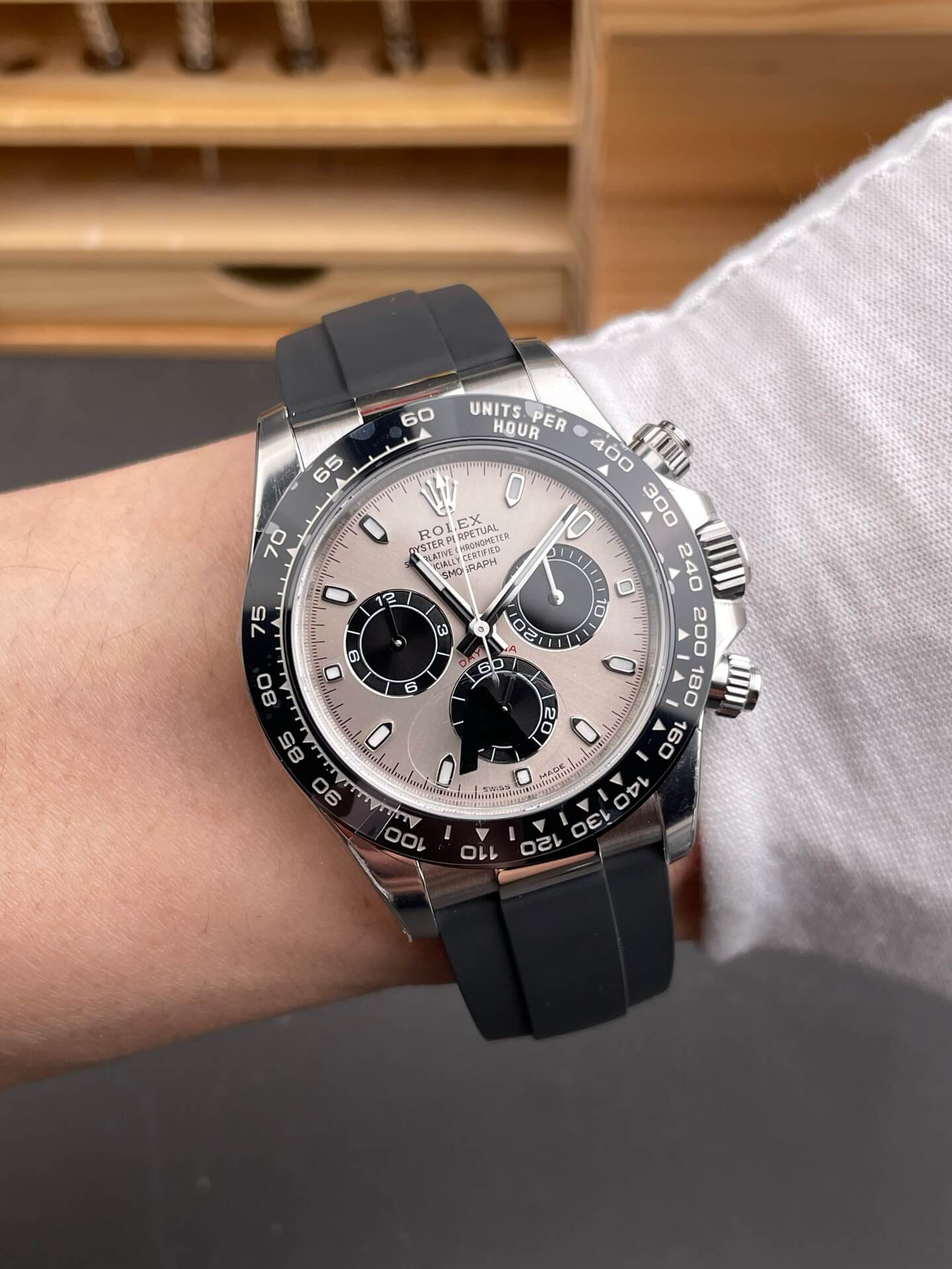 Rolex Replica Cosmograph Daytona Super Clone Watch Gain Weight Version 116519LN-0027