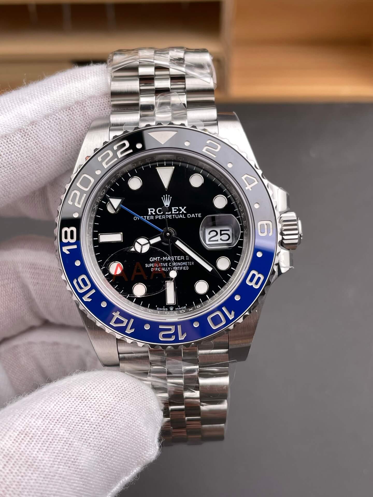 Rolex Replica GMT-Master II Super Clone Watch 126710BLNR-0002