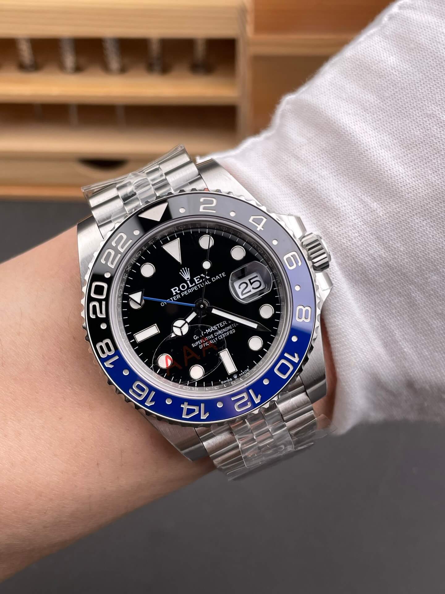 Rolex Replica GMT-Master II Super Clone Watch 126710BLNR-0002