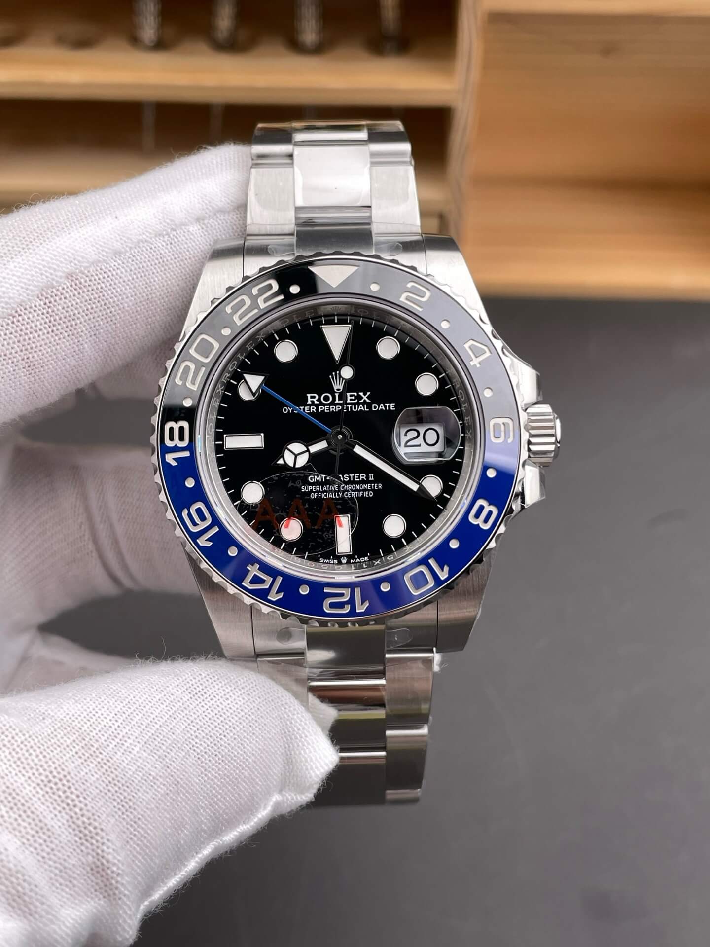 Rolex Replica GMT-Master II Super Clone Watch 126710BLNR-0003
