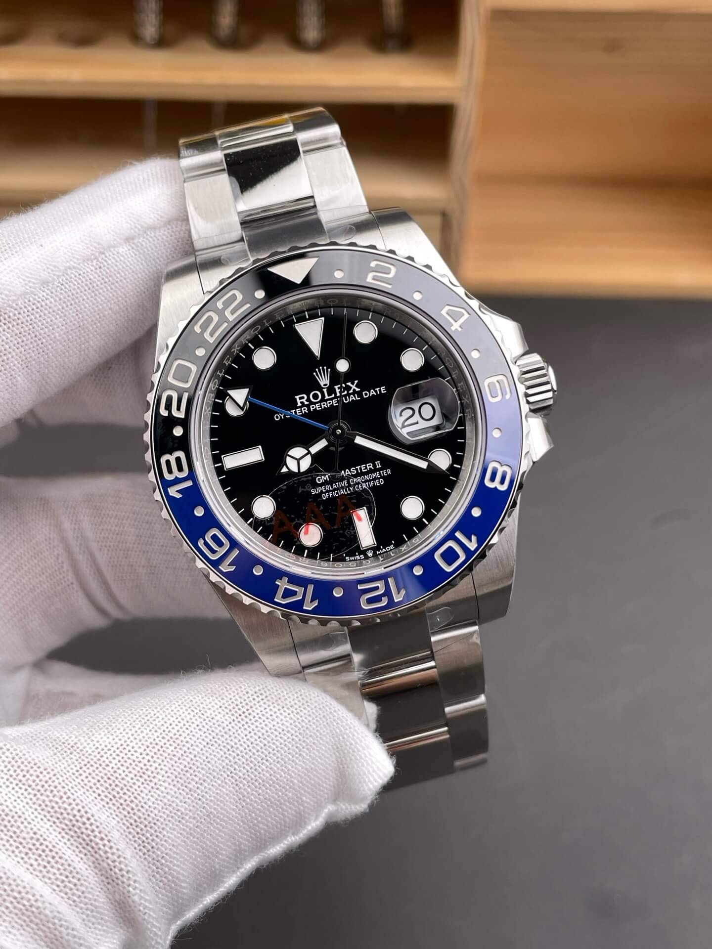 Rolex Replica GMT-Master II Super Clone Watch 126710BLNR-0003
