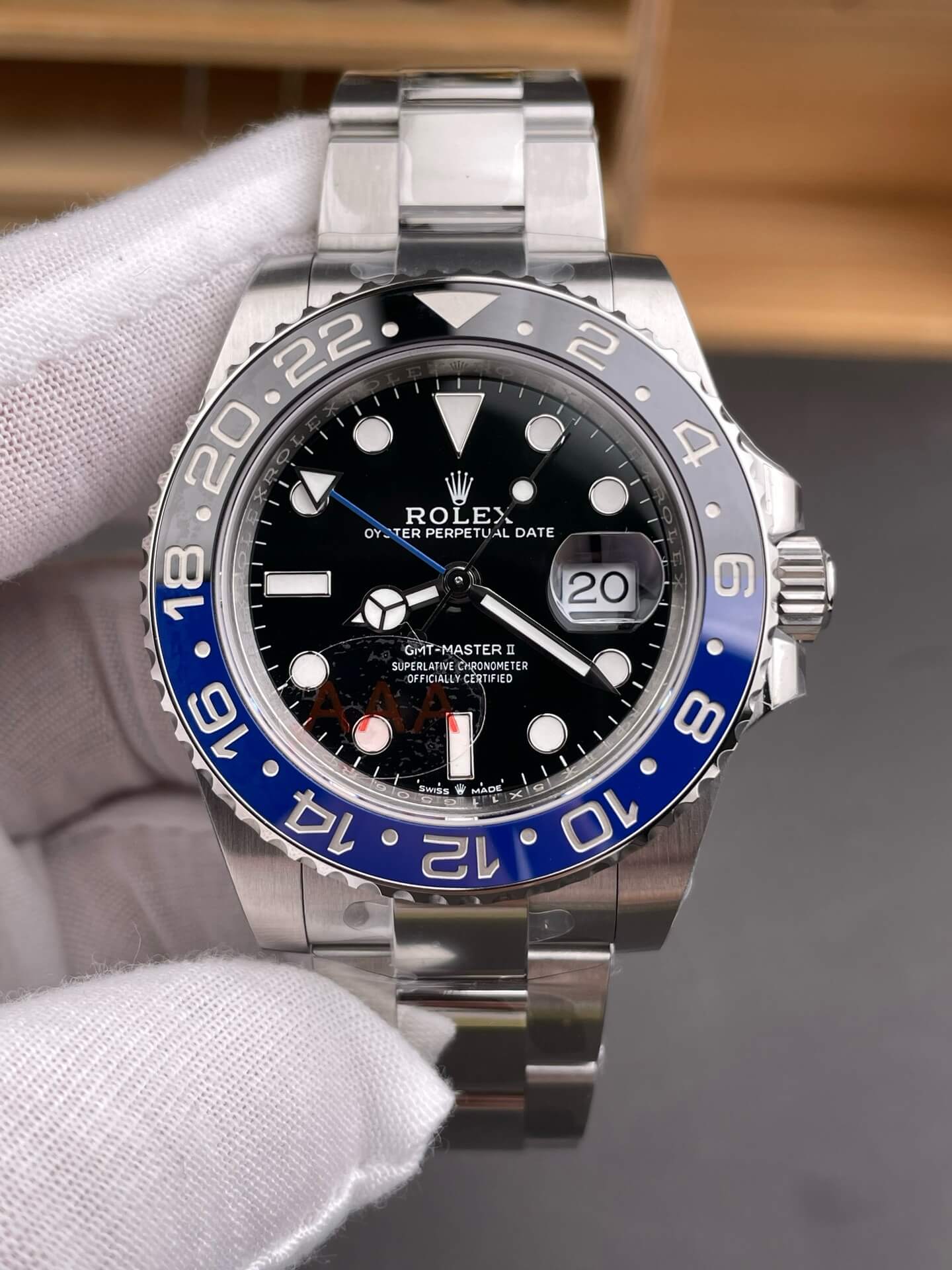 Rolex Replica GMT-Master II Super Clone Watch 126710BLNR-0003